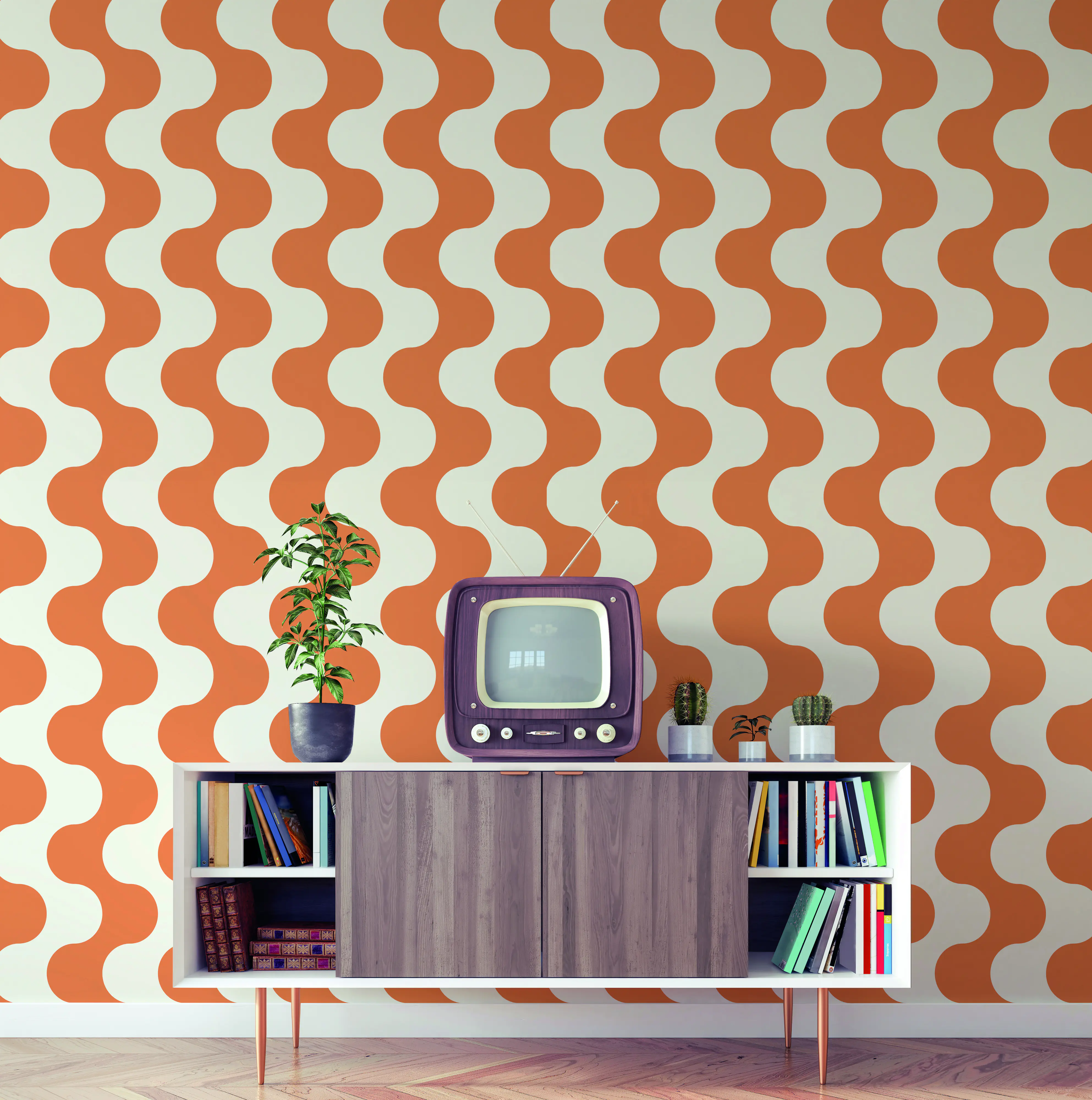 Neuhofer Akustikpaneel Rolling 70s 240 x 56 x 0,8 cm