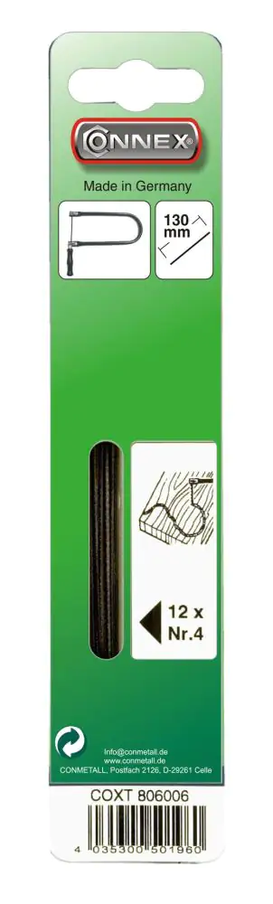 Laubsägeblatt Taifun für Holz Größe 9 – 12 Stück