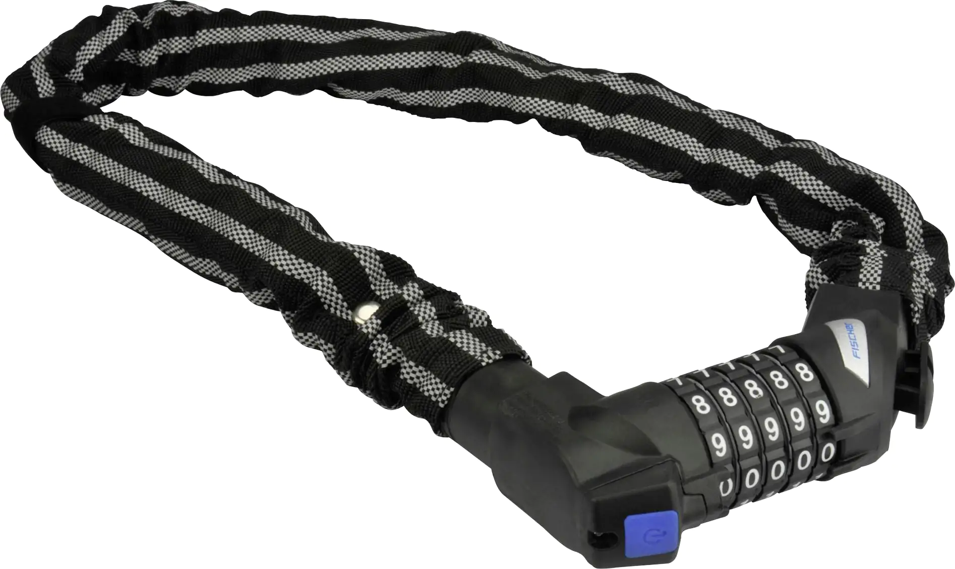 Fischer Kettenschloss Reflex Zahlen L 800mm Ø 8mm