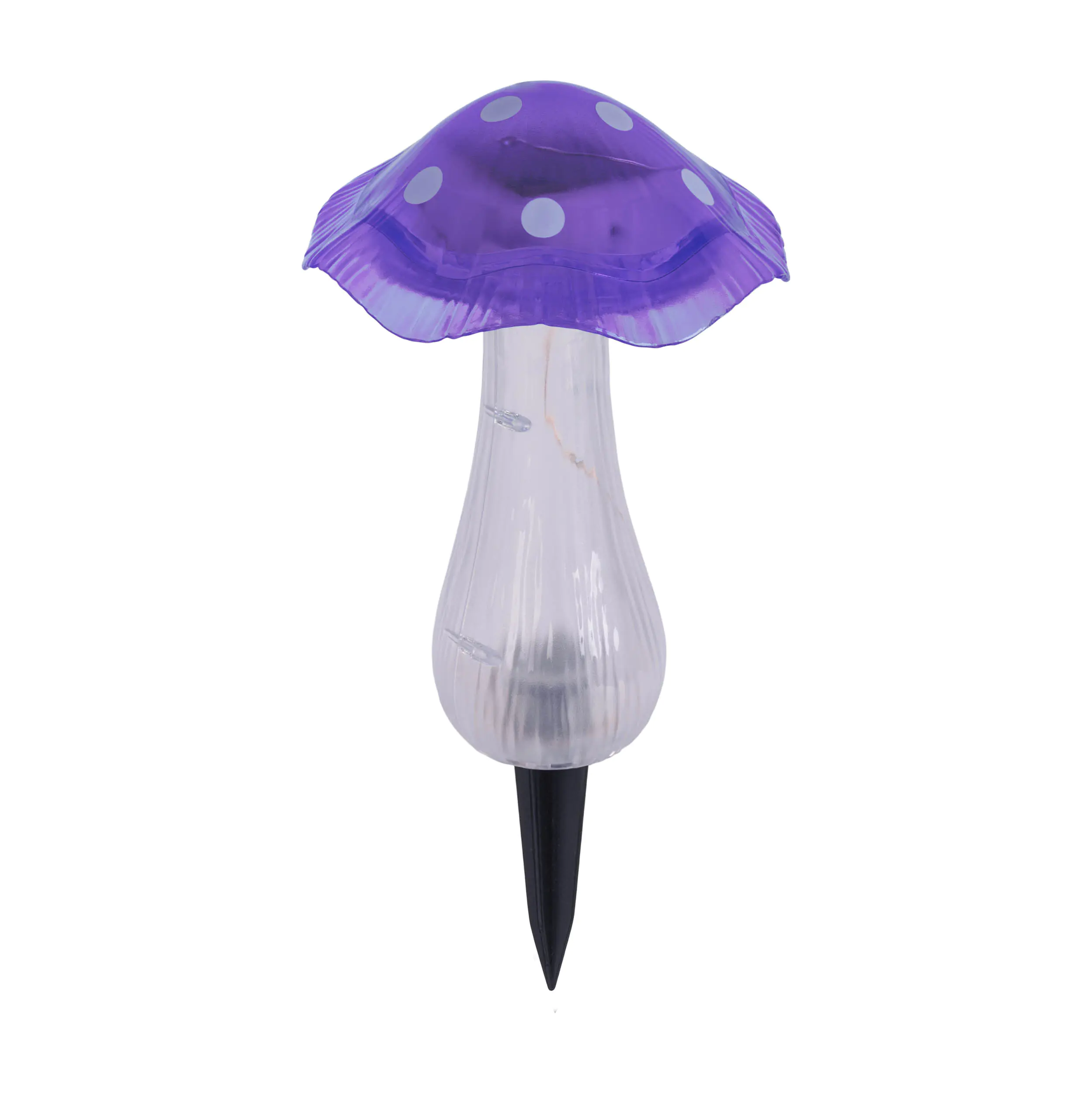 Light & More LED Solarleuchte Pilz lila