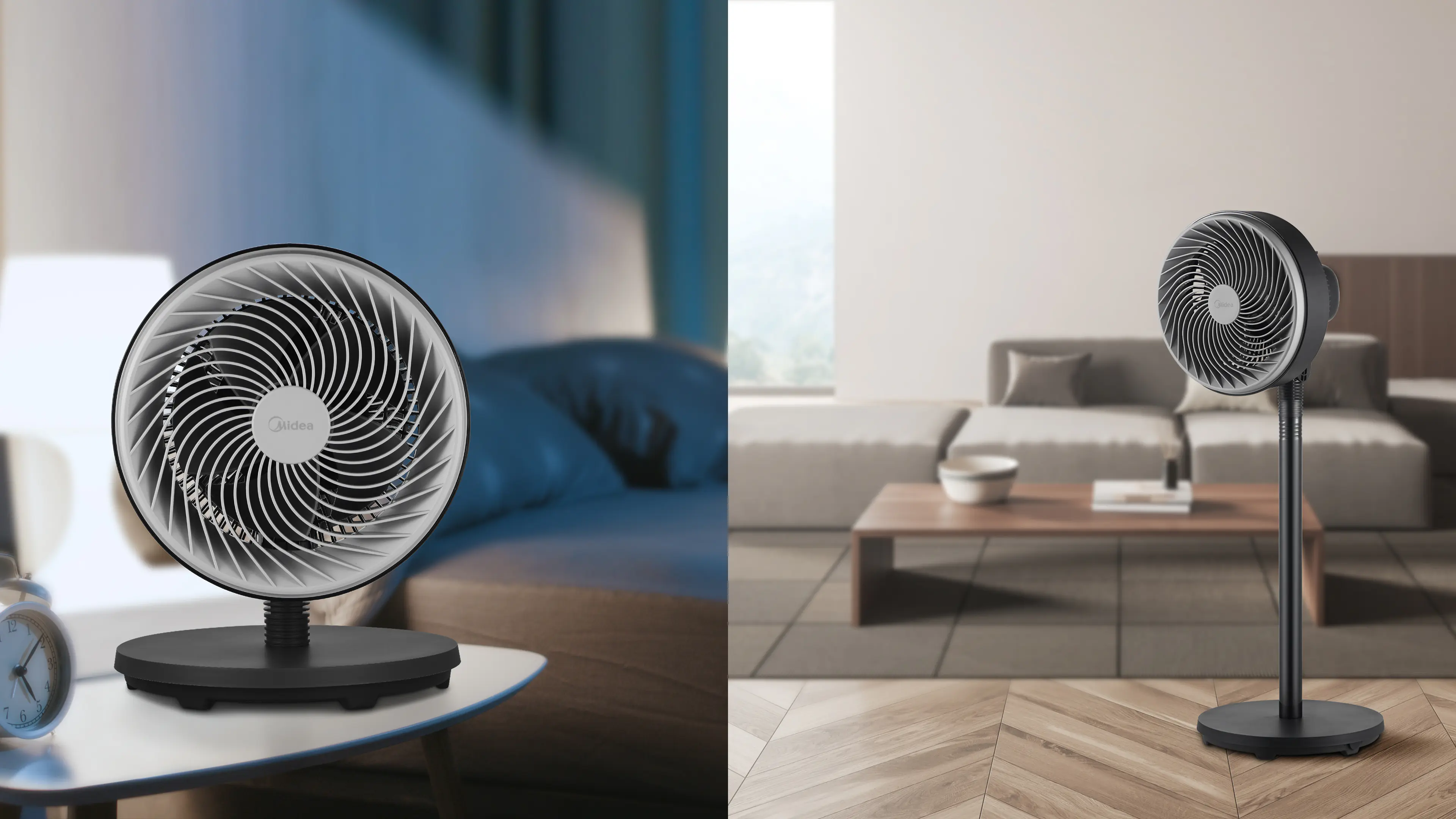 Midea Standventilator MFS18200APK Ø 30 cm grau