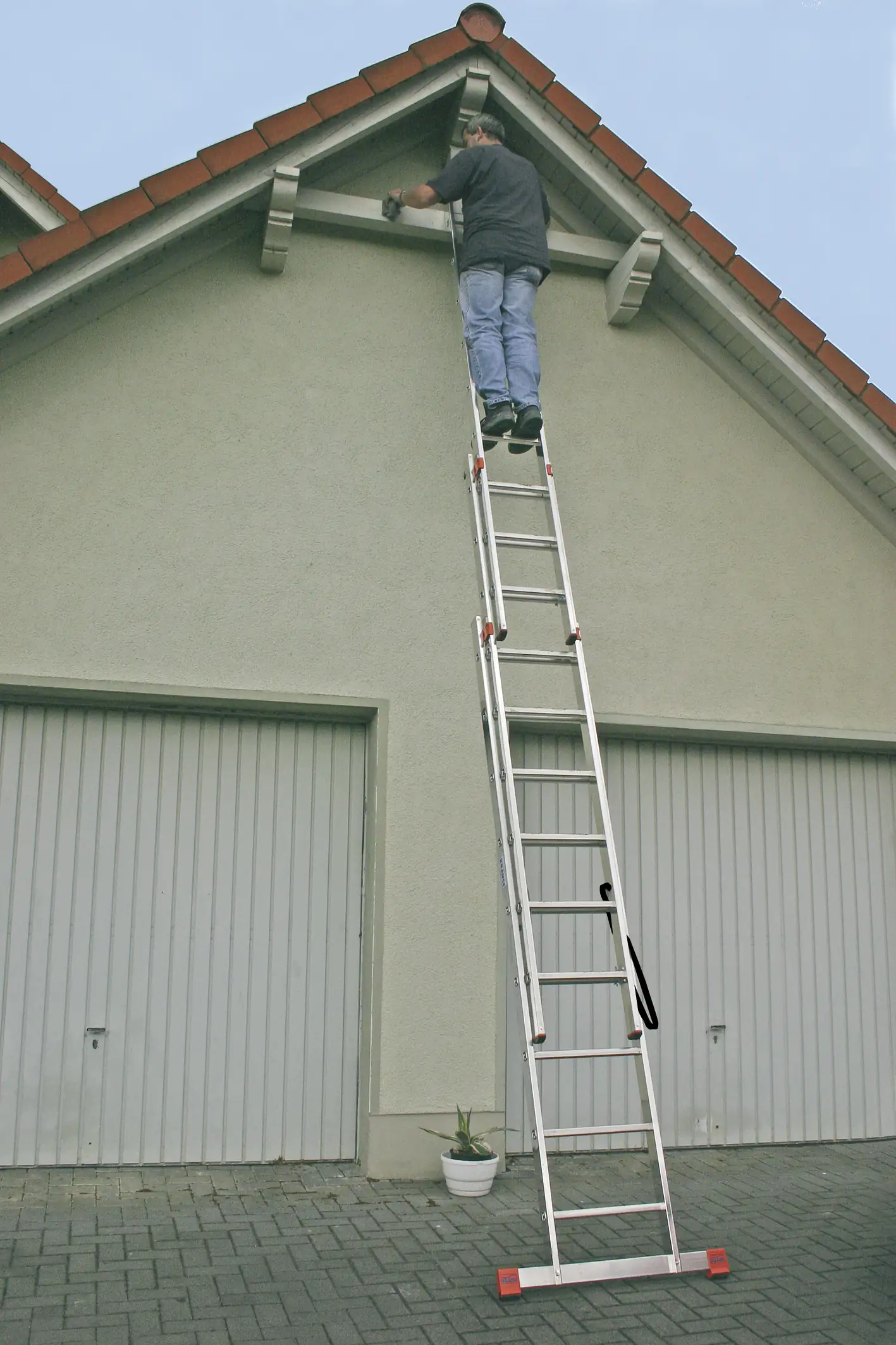 Krause Aluminium-Vielzweckleiter MONTO Tribilo 6,85 m