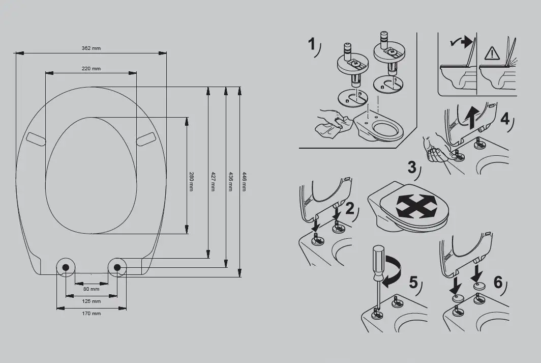 Primaster WC-Sitz mit Absenkautomatik Stromboli weiß Primaster WC-Sitz mit Absenkautomatik Stromboli weiß