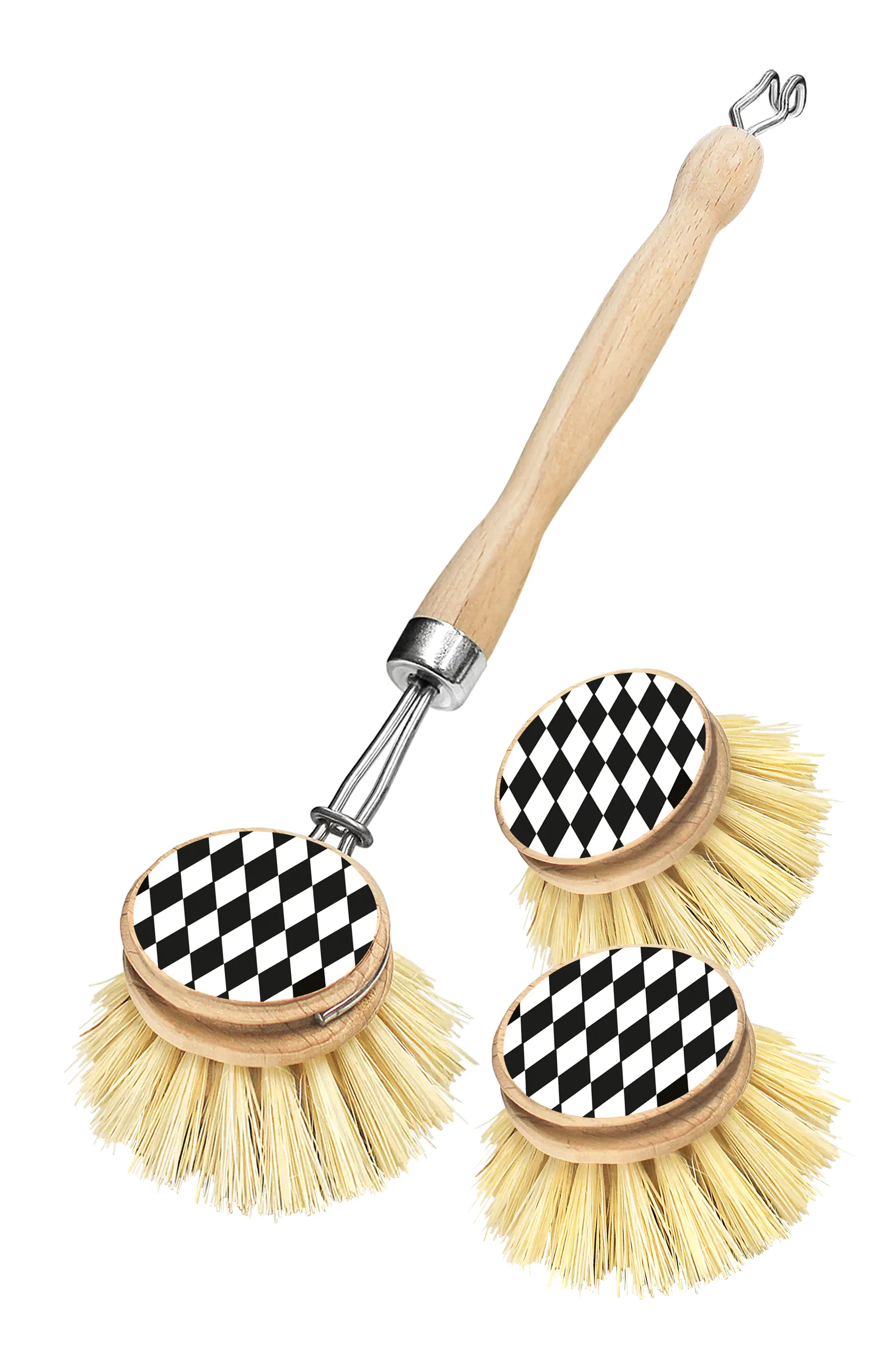 Peggy Perfect Spülbürstenset Harlekin 1 Bürste komplett + 2 Ersatzbürsten