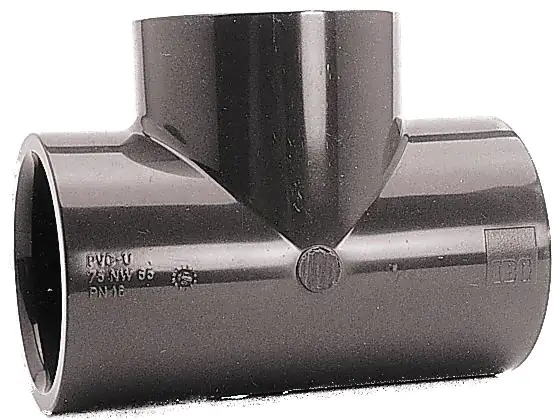 Setma Klebe T- Stück 3,2 cm/grau