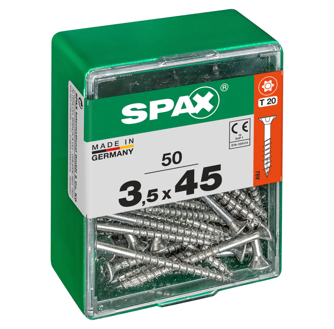 Spax Universalschrauben 3.5 x 45 mm TX 20 - 50 Stk.