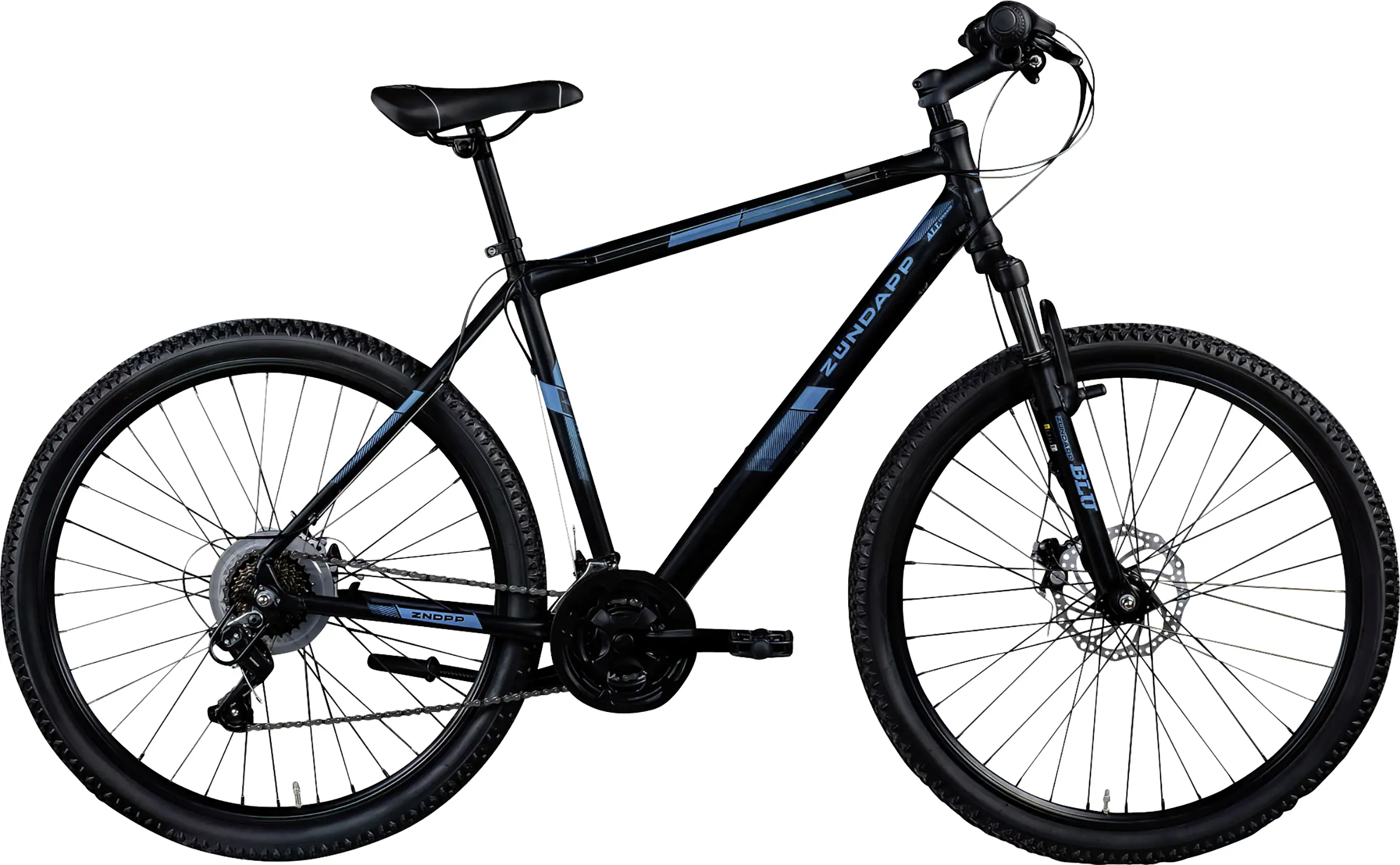 Zündapp Mountainbike Blue 4.0 Hardtail 27,5 Zoll 21-Gang schwarz-blau
