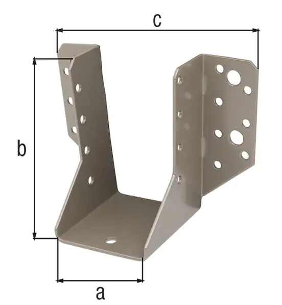 Alberts Duravis Balkenschuh Typ A 6,0 x 10,0 cm