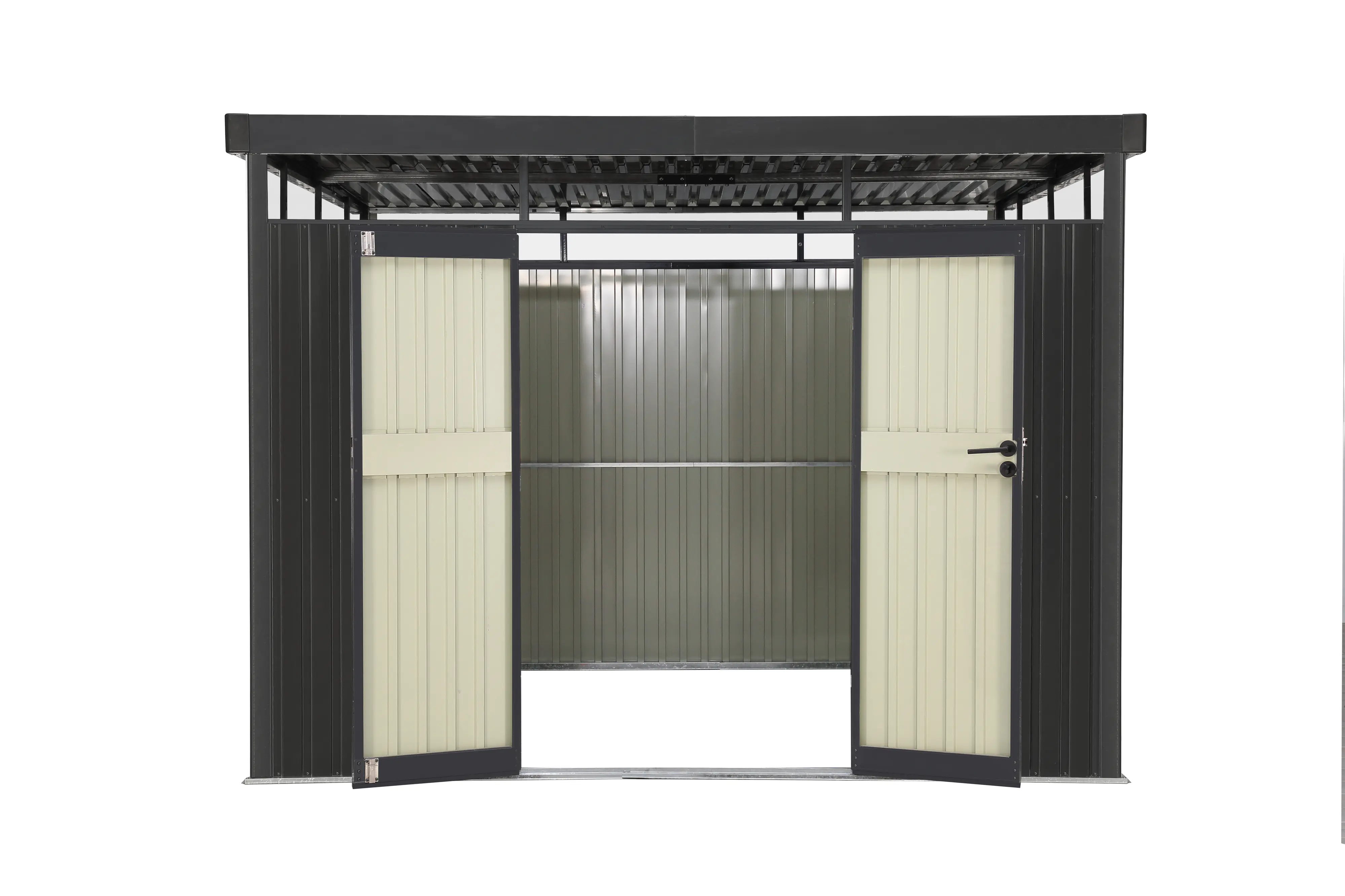 Metall-Gerätehaus Premium mit Doppeltür 292 x 253 cm