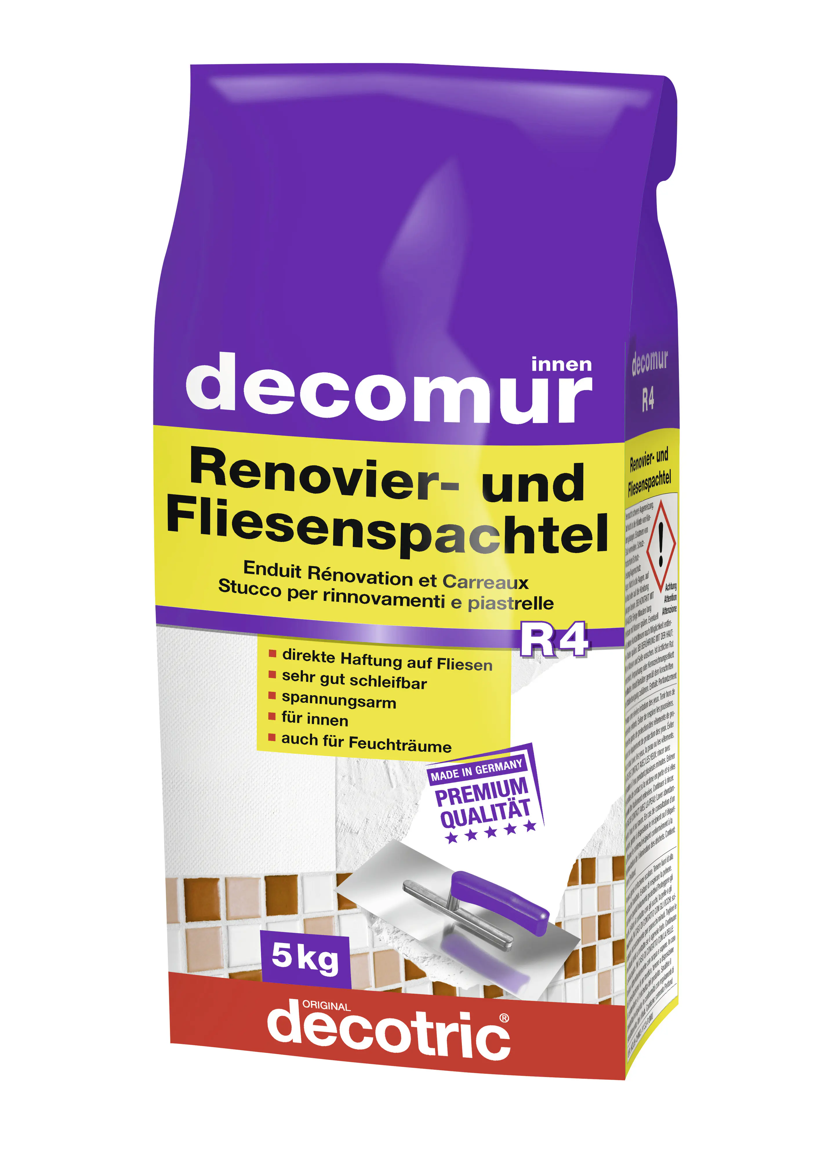 Decotric Decomur Renovier- und Fliesenspachtel R4 15 kg