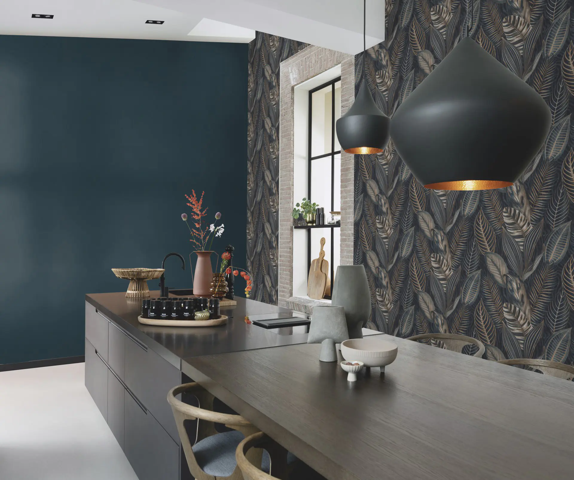 Rasch Vliestapete 752670 Blau-Dunkelblau Uni 10,05 m x 0,53 m