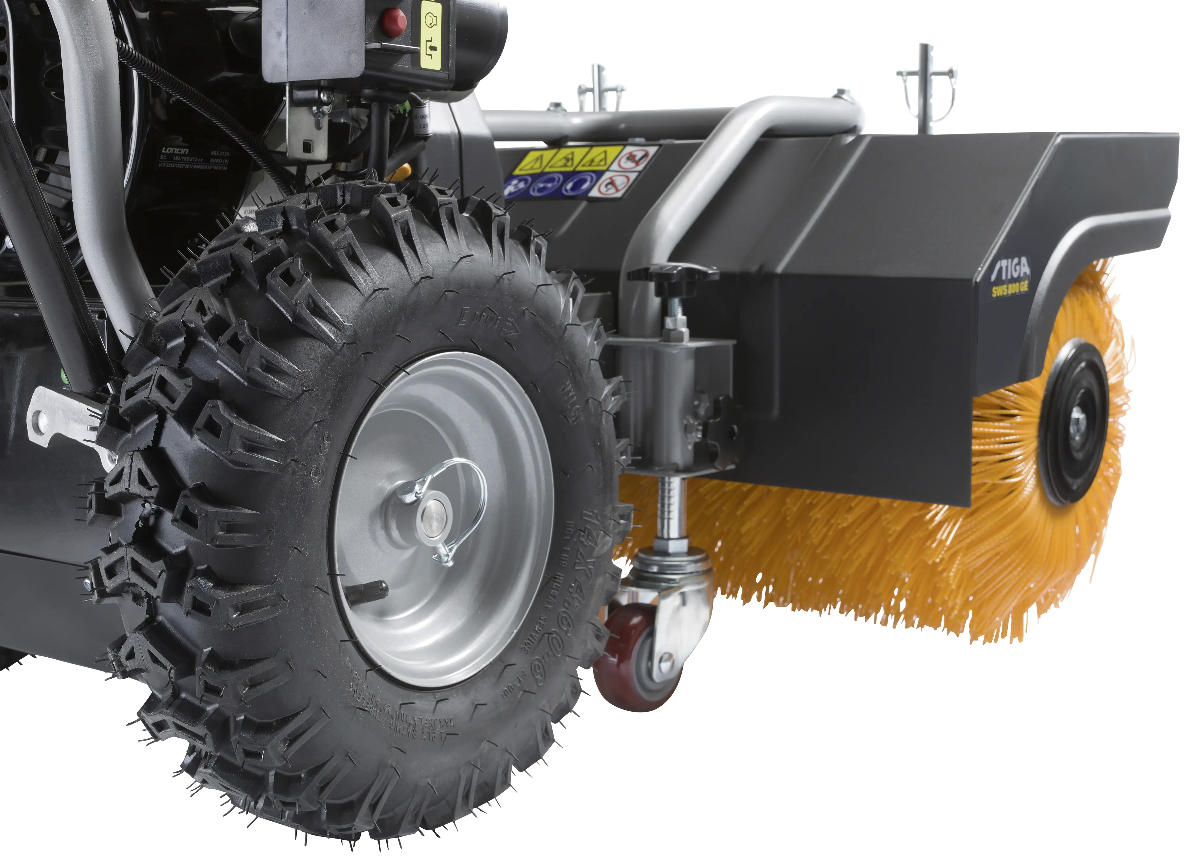 Stiga Benzin-Kehrmaschine SWS 600 GE 60 cm Arbeitsbreite