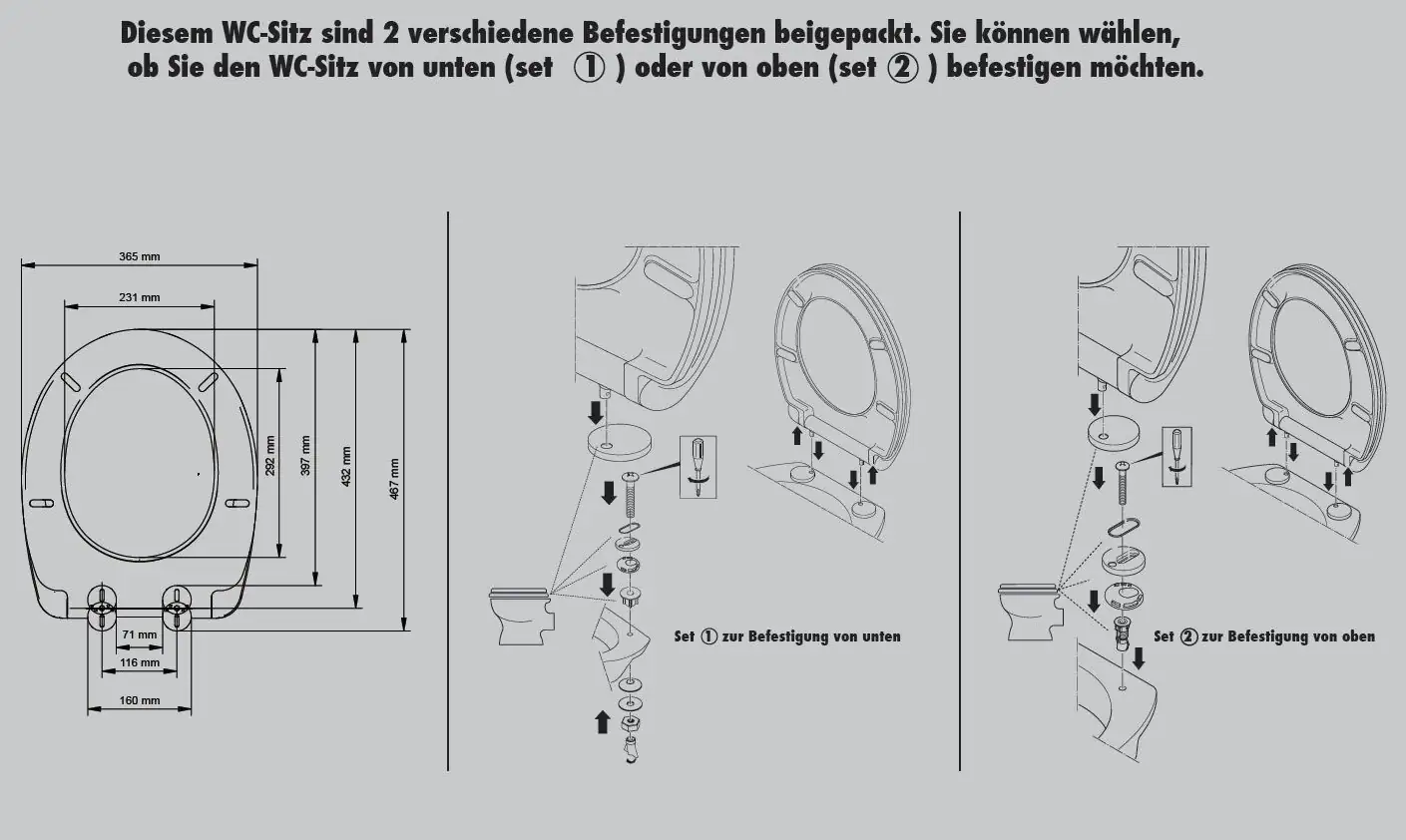 Primaster WC-Sitz mit Absenkautomatik Orchidee weiß Primaster WC-Sitz mit Absenkautomatik Orchidee weiß