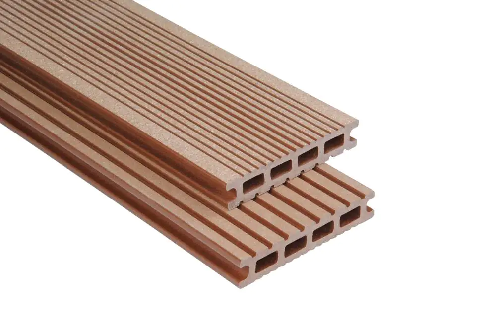 Kovalex Terrassendiele WPC 14,5 x 2,6 cm braun gebürstet Meterware Kovalex Terrassendiele WPC 14,5 x 2,6 cm braun gebürstet Meterware