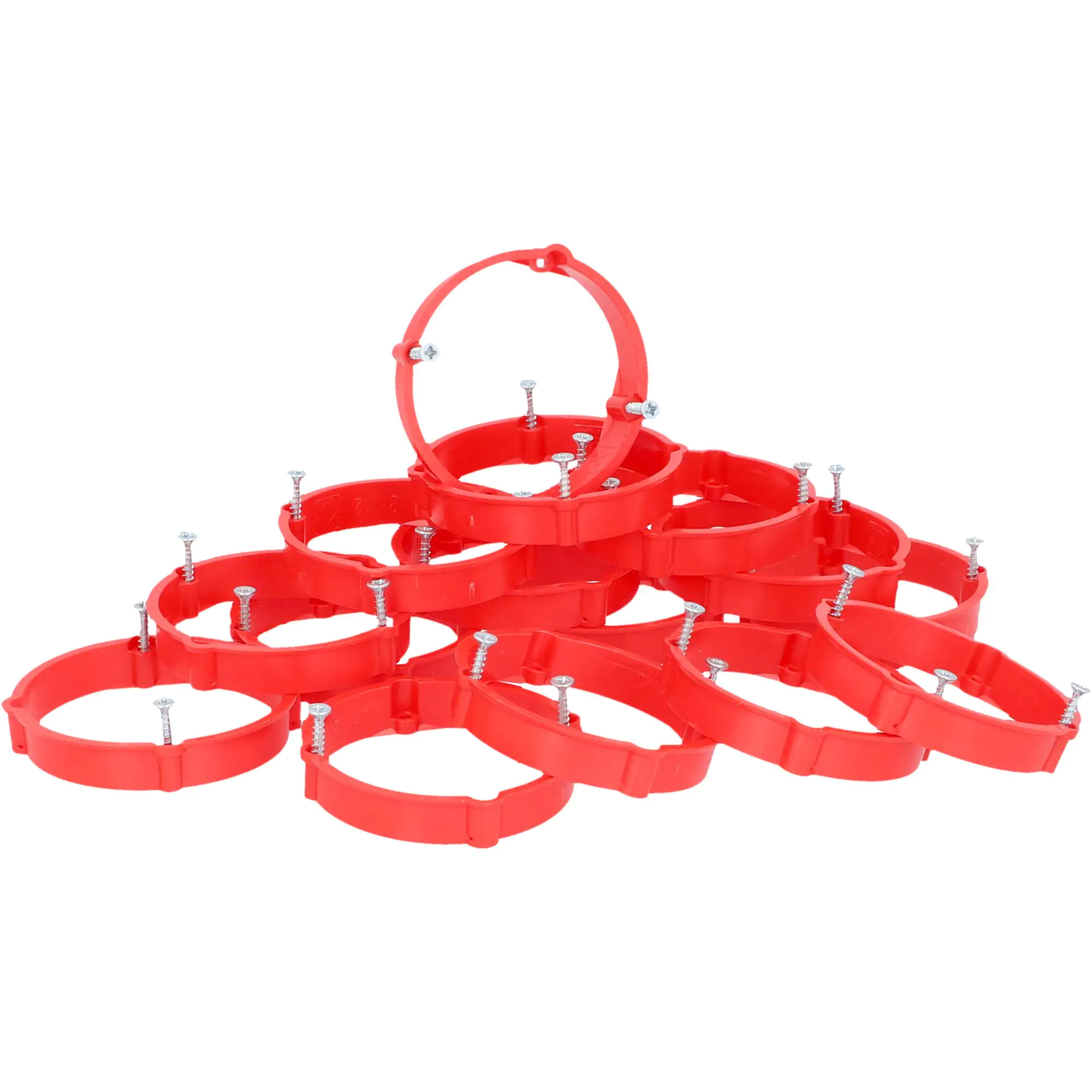 Putzausgleichring 60 mm H12 mm rot 15x Putzausgleichring 60 mm H12 mm rot 15x