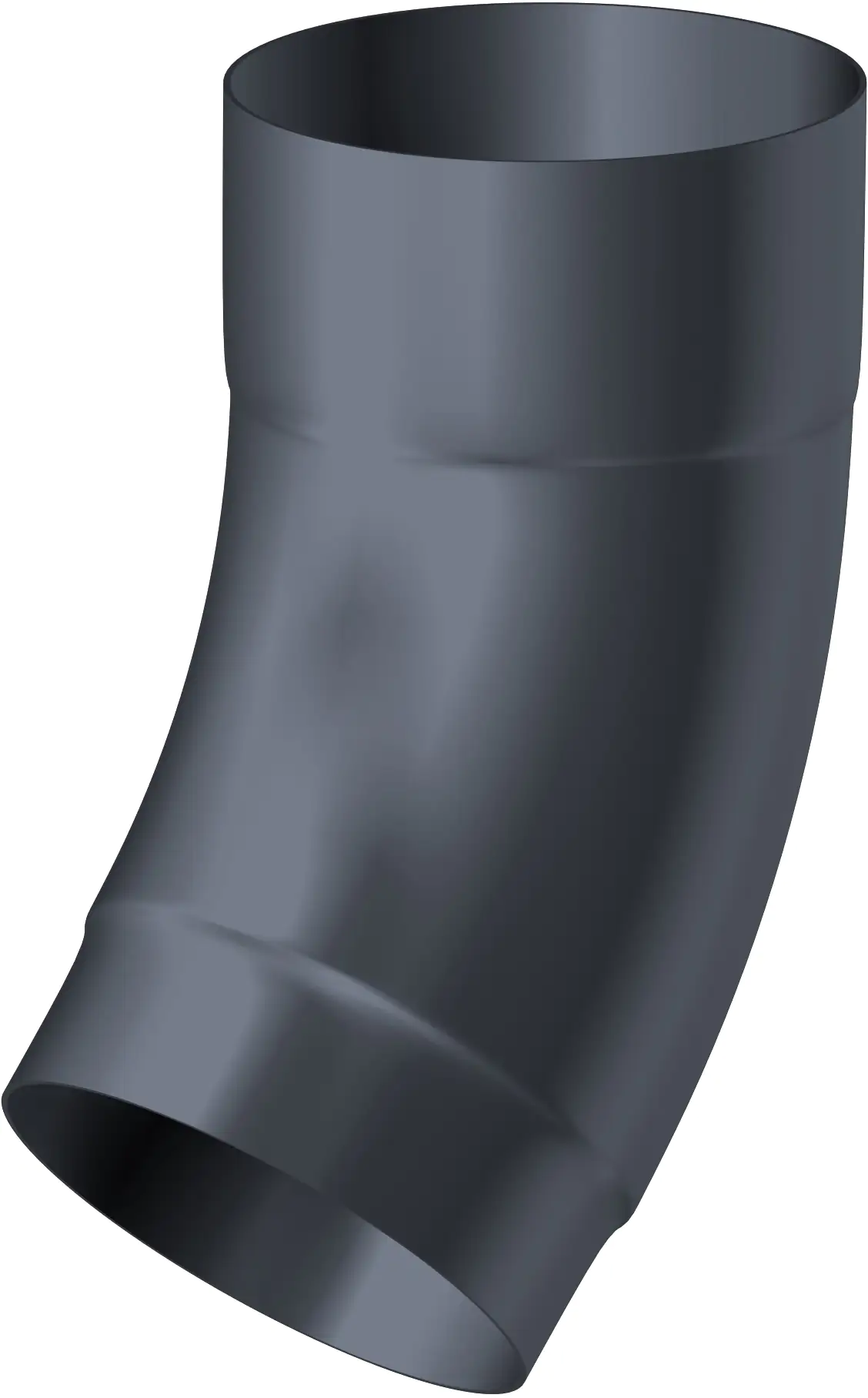 Sarei Fallrohrbogen DN 60, 40°, Alu-anthrazit