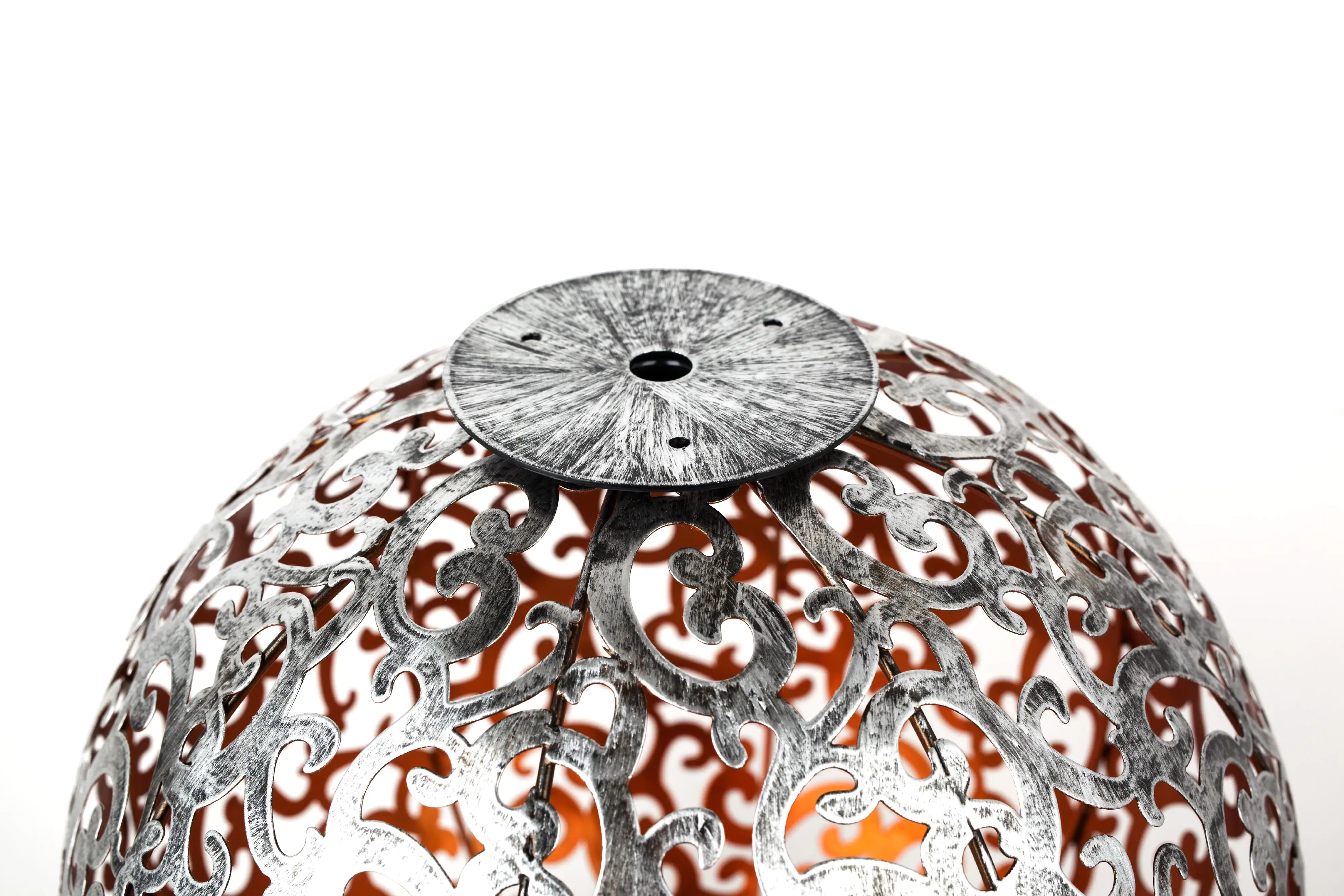 TrendLine LED Solarleuchte Kugel mit Erdspieß Standplatte