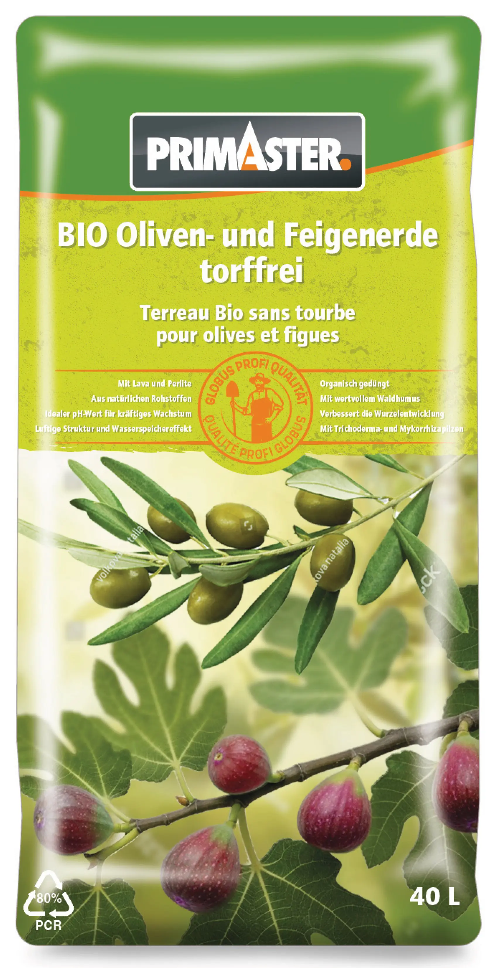 Primaster Bio Oliven- und Feigenerde torffrei 40 L