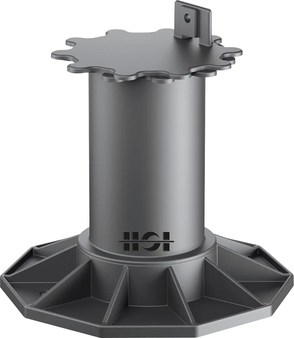 HSI Terra Classic Stelzlager 13 - 19,8 cm verstellbar Kunststoff schwarz 