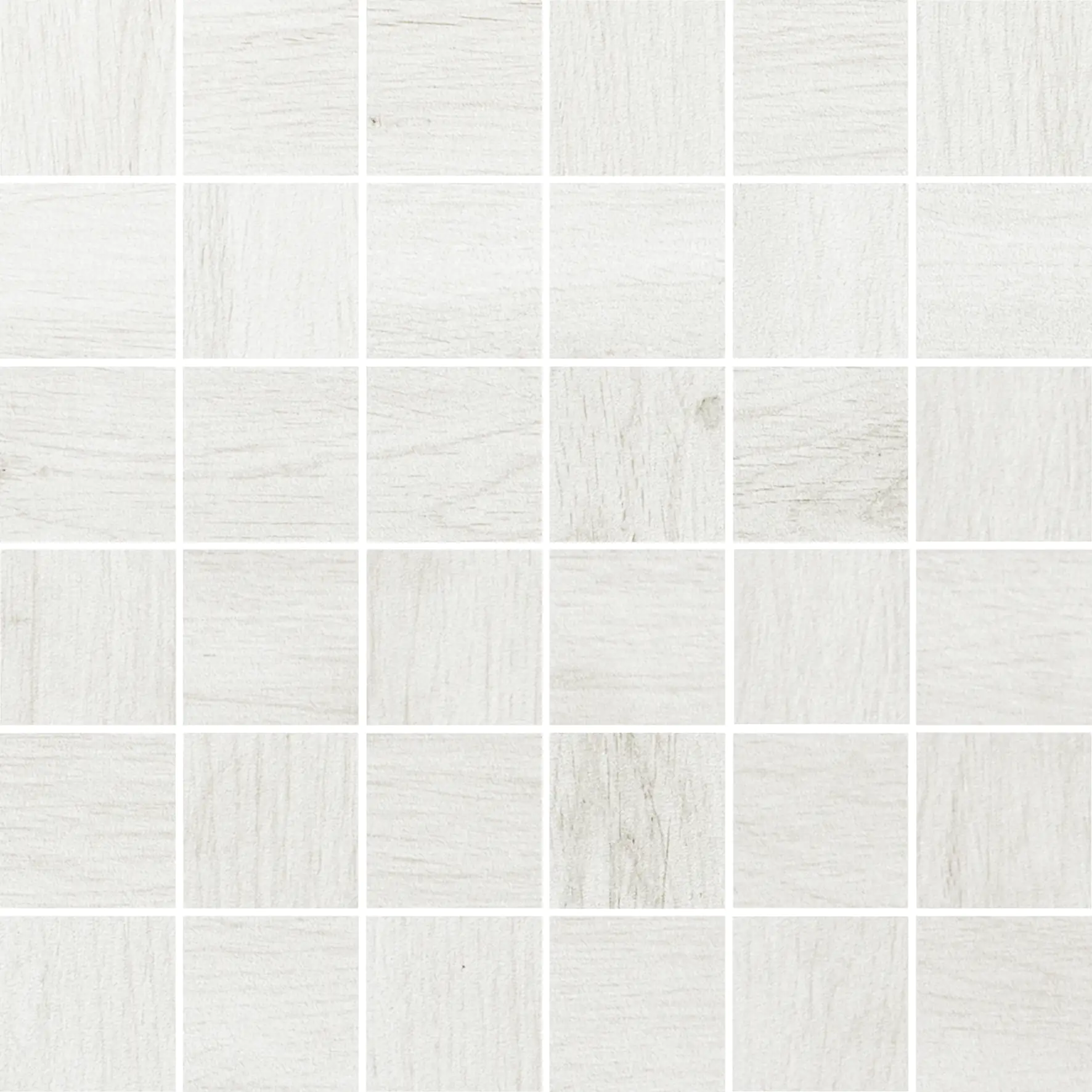 Mosaikfliese Feinsteinzeug Oak weiß 30 x 30 cm Steinmaß: ca. 4,8 x 4,8 cm