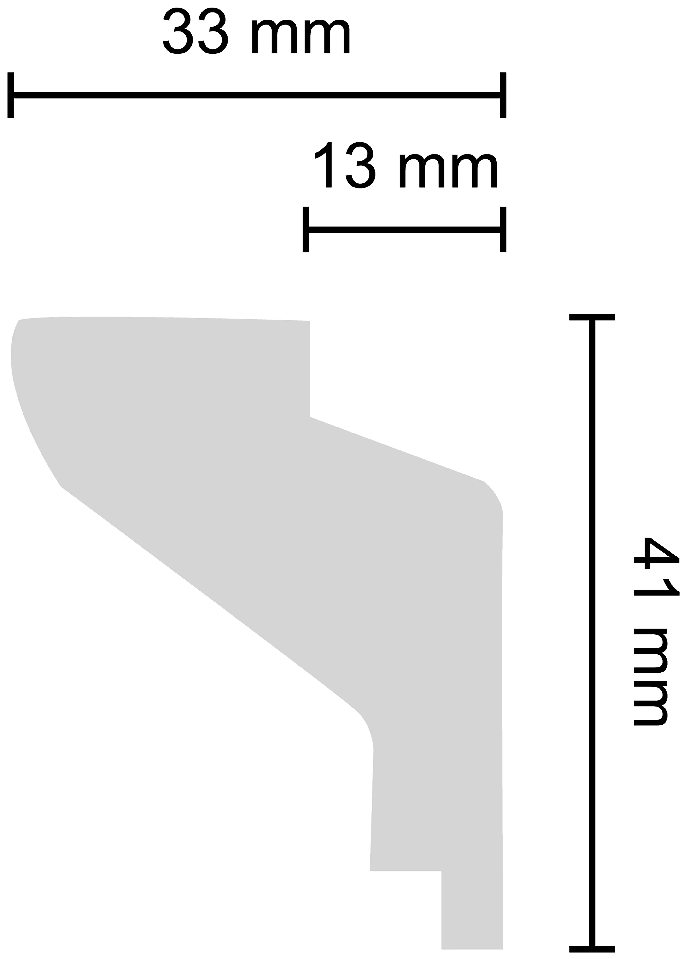 Decosa Lichtleiste Kathleen, 1 x 2 m