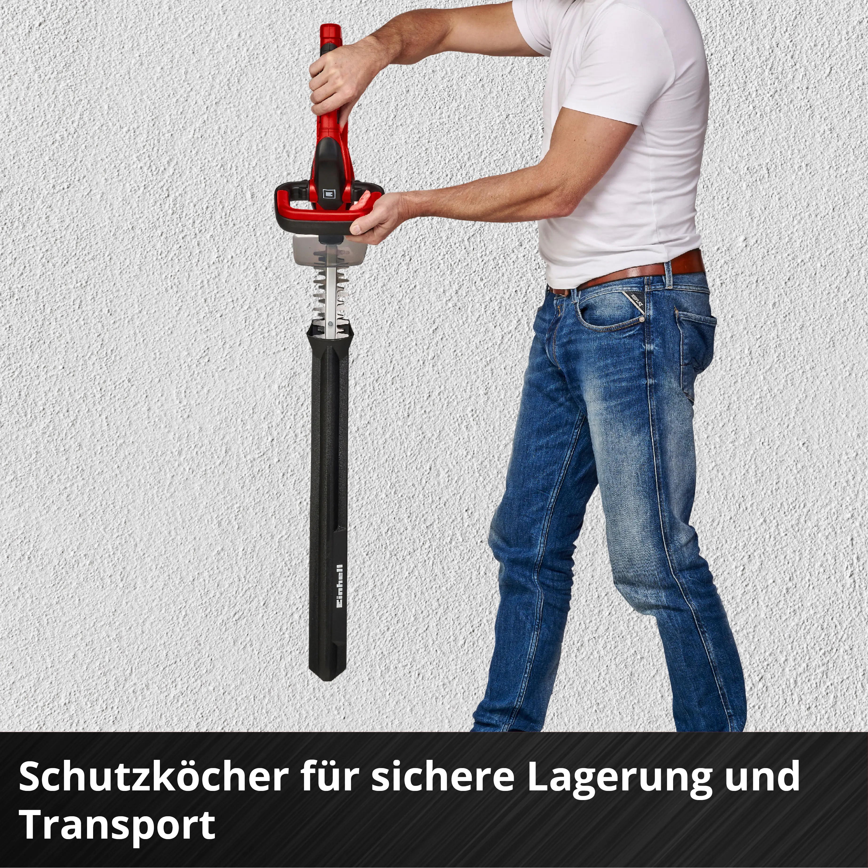 Einhell Akku-Heckenschere GC-CH 1855 55 cm Schnittlänge mit 1 x 2,5 Ah Akku Einhell Akku-Heckenschere GC-CH 1855 55 cm Schnittlänge mit 1 x 2,5 Ah Akku