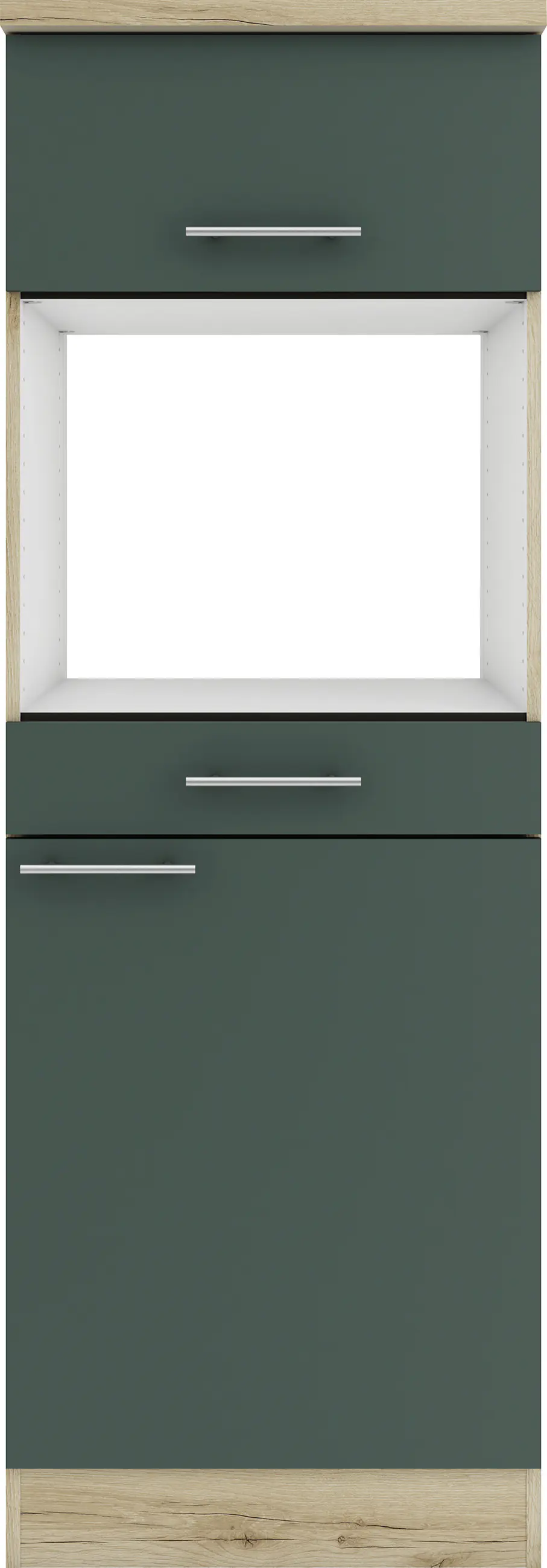 Optifit Midischrank Savona 405 steingrün/eiche 60 cm