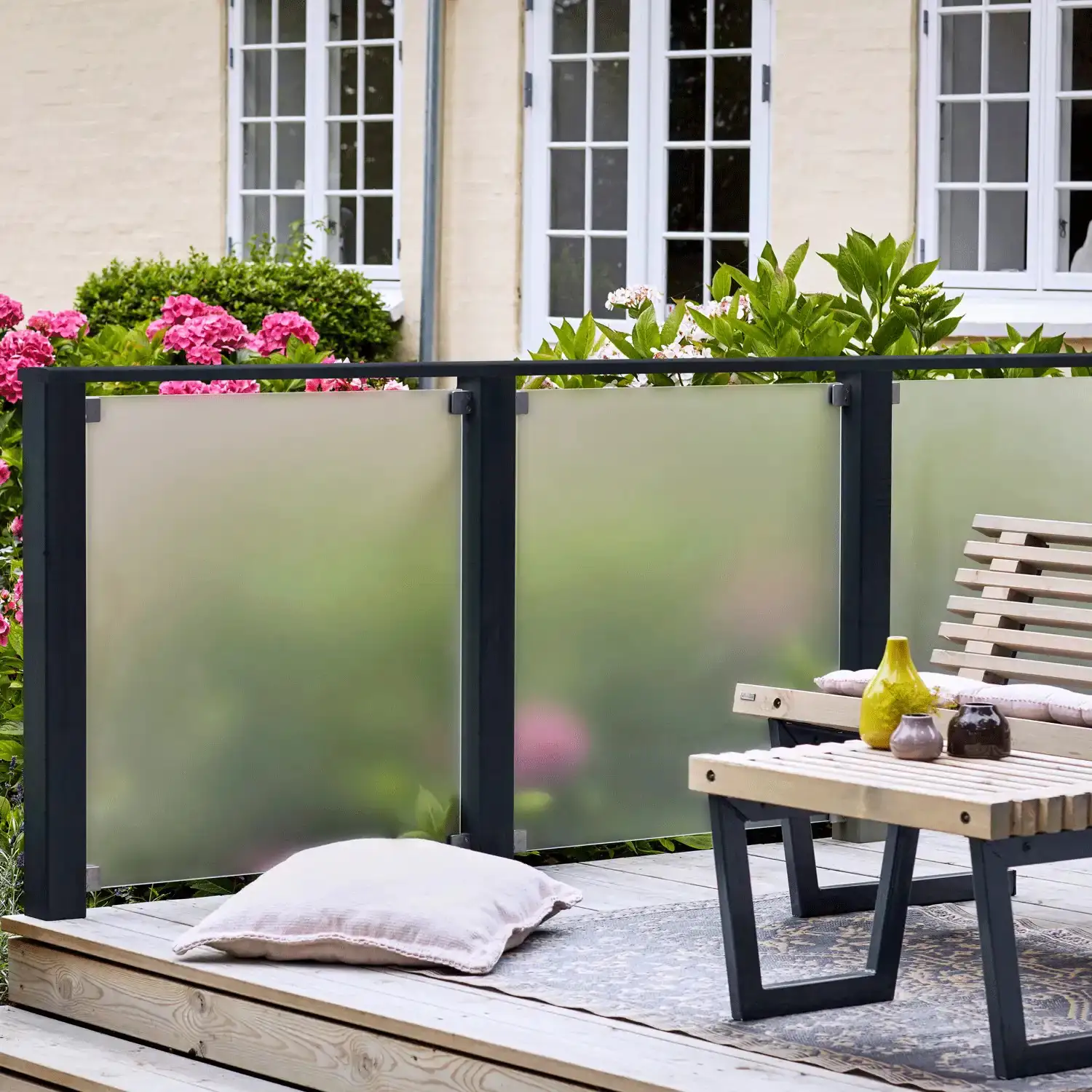 Plus Handlauf Kernholz 11,4 x 209 cm schwarz