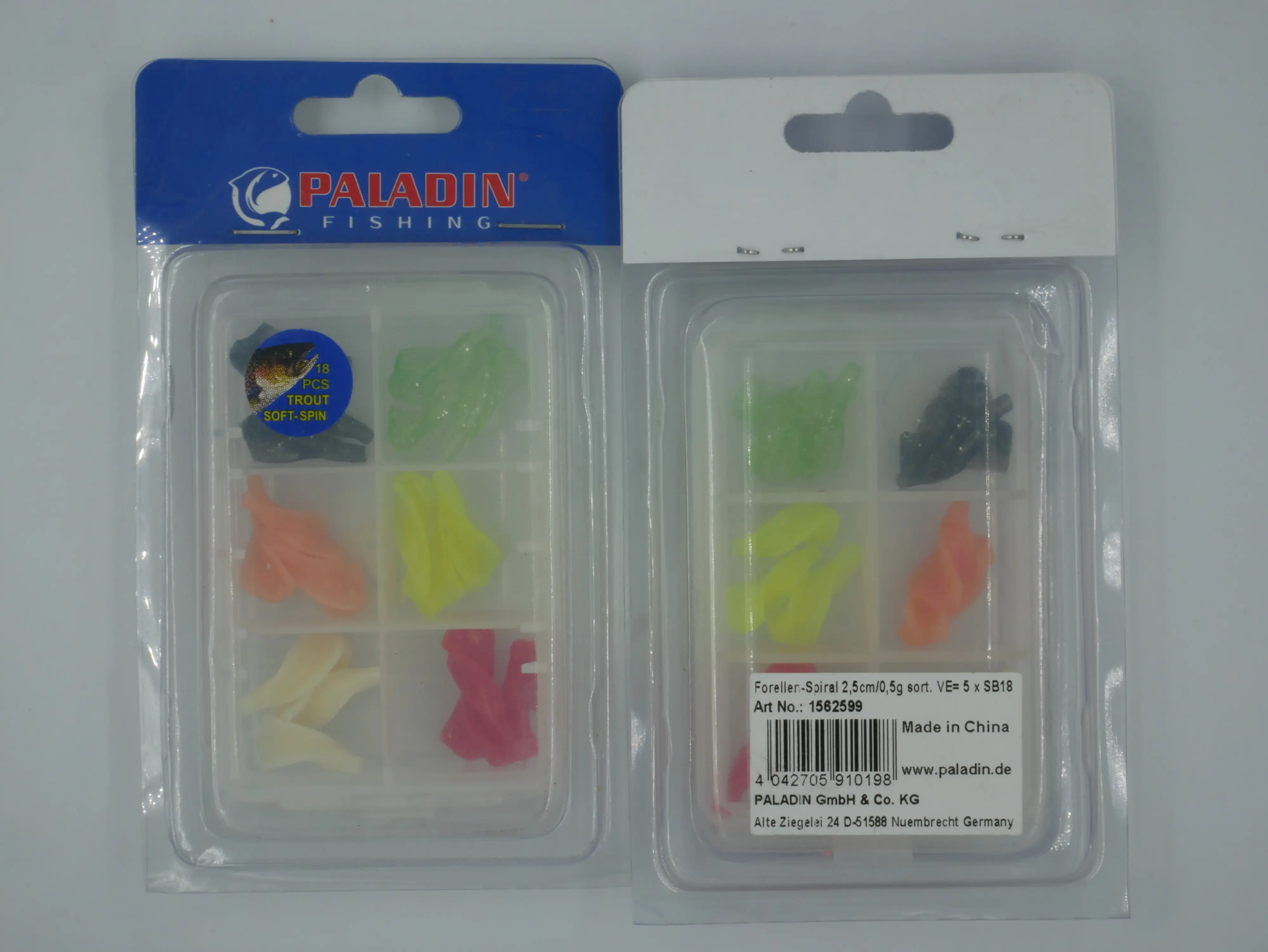 Paladin Gummiköder Sortiment 2,5cm/0,5g/18 Stück