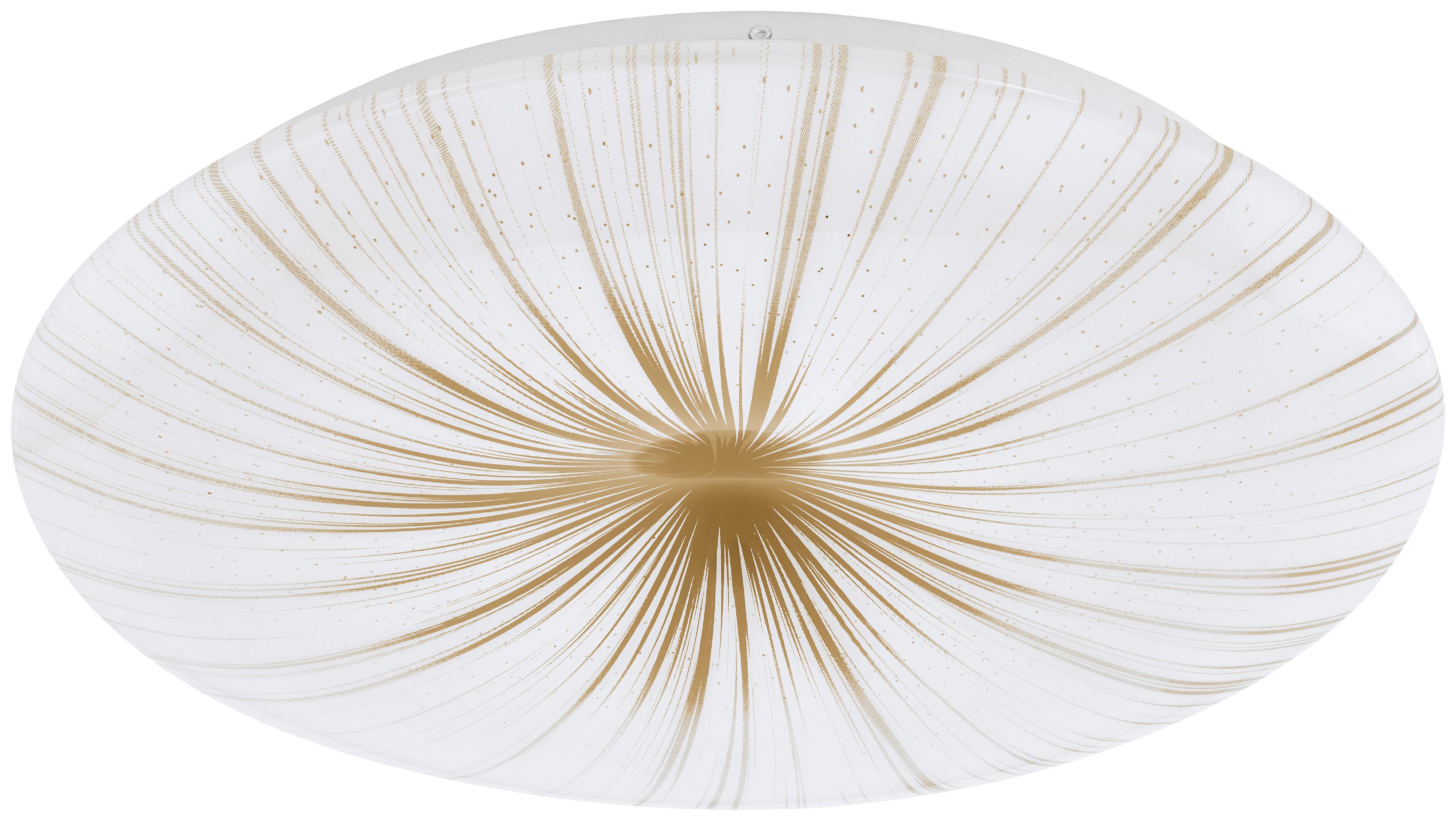 Eglo Deckenleuchte Nieves 1 weiß gold Ø 41 cm