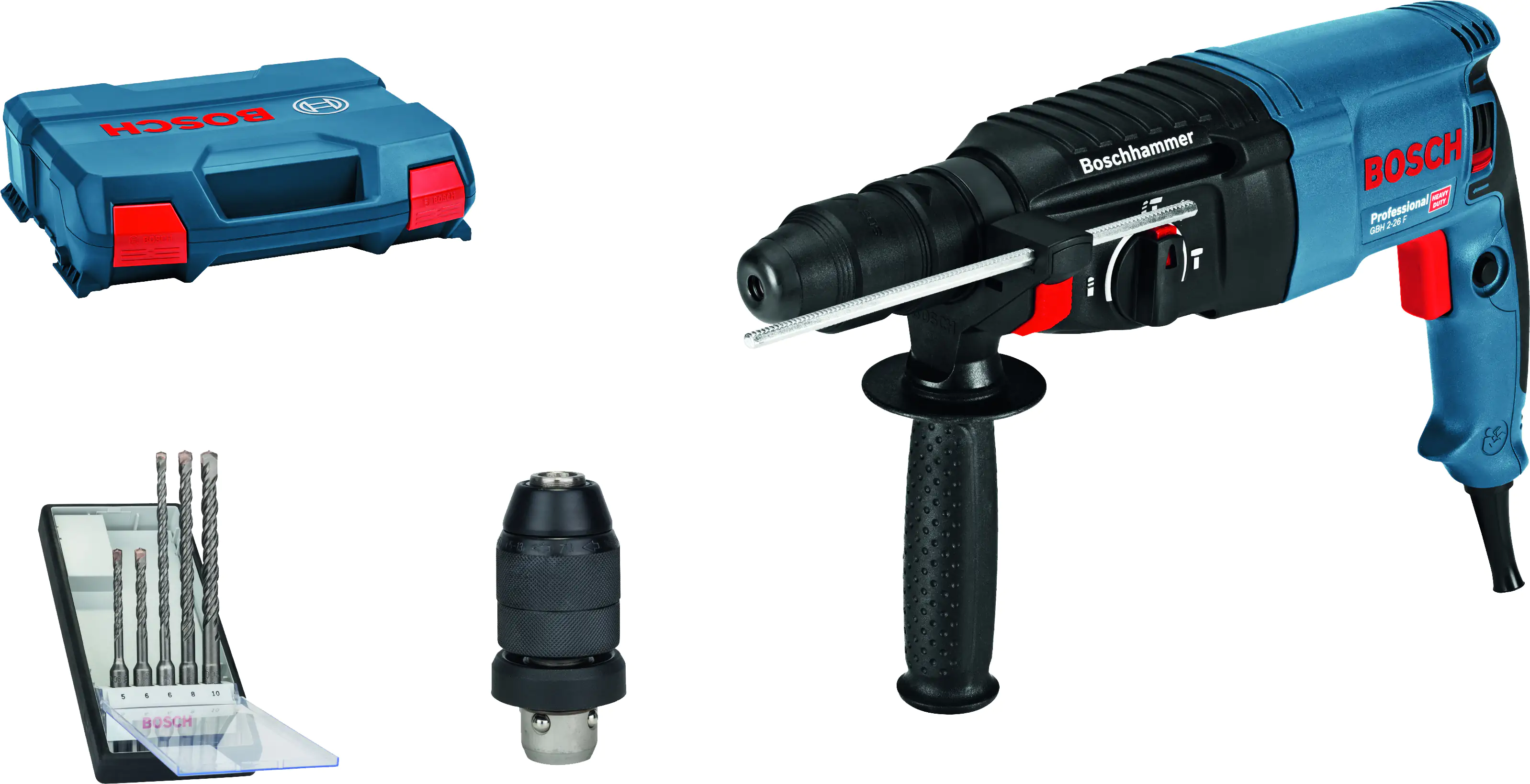 Bosch Professional Bohrhammer GBH 2-26 F SDS-plus im Koffer
