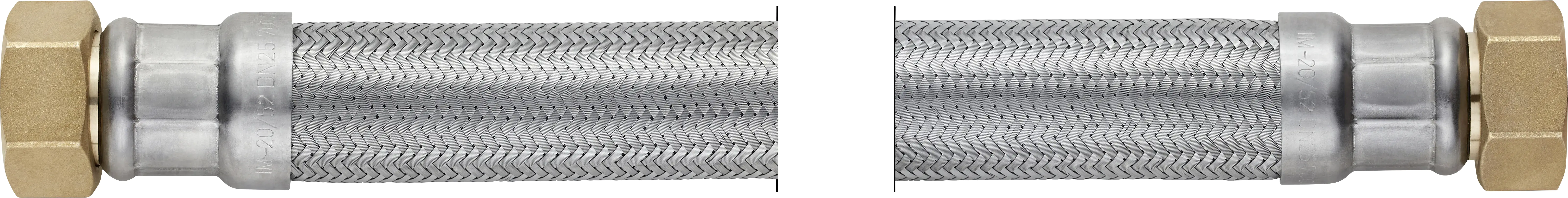 Techline NT Panzerschlauch IG 1" x IG 1", DN25, 70 cm