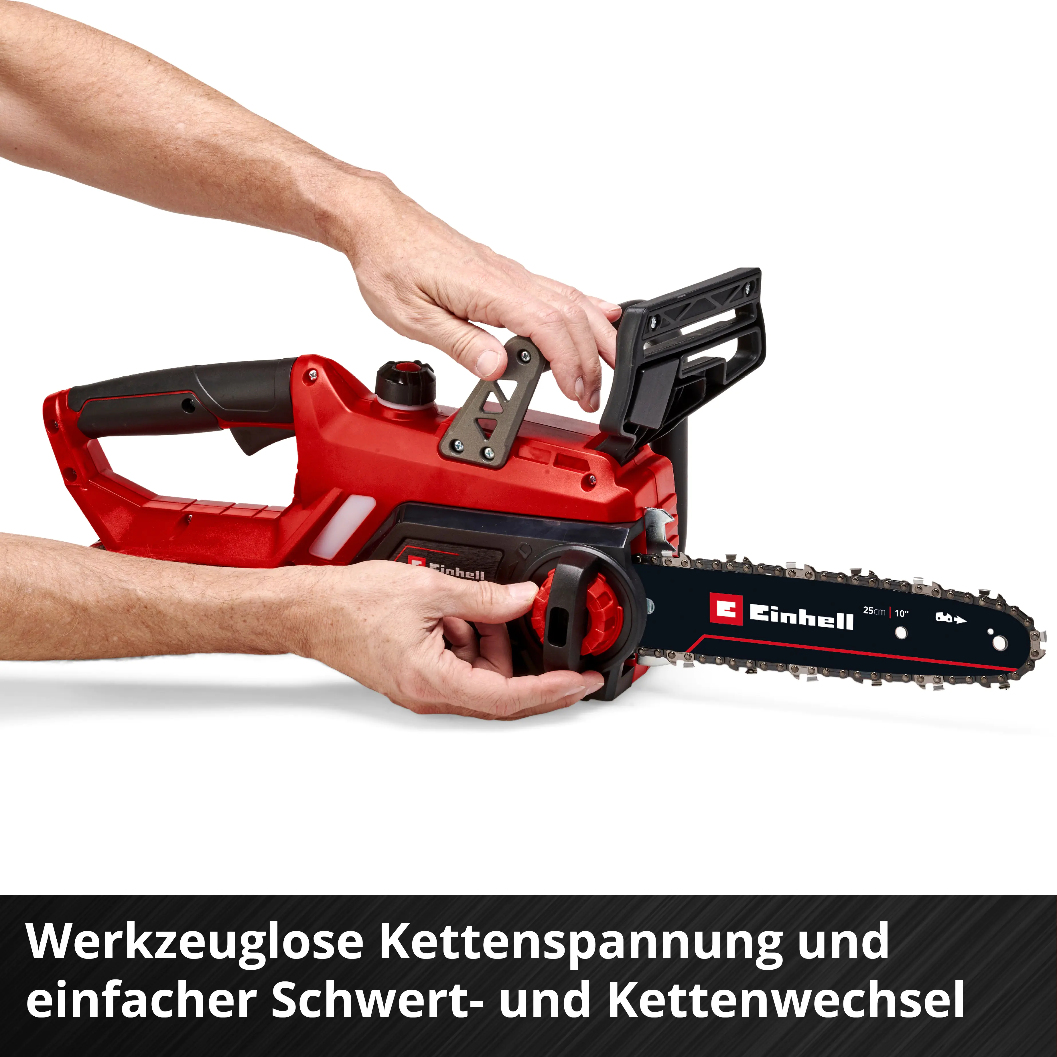 Einhell Akku-Kettensäge GE-LC 18/25-1 Li Kit 25 cm Schwertlänge mit 3,0 Ah Akku Einhell Akku-Kettensäge GE-LC 18/25-1 Li Kit 25 cm Schwertlänge mit 3,0 Ah Akku