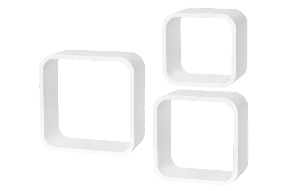 Dolle Wandregal Cube, 3er-Set, bis 350 x 350 x 145 mm
