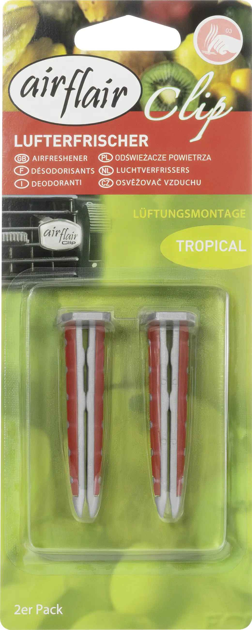 airflair Lufterfrischer Clip Tropical