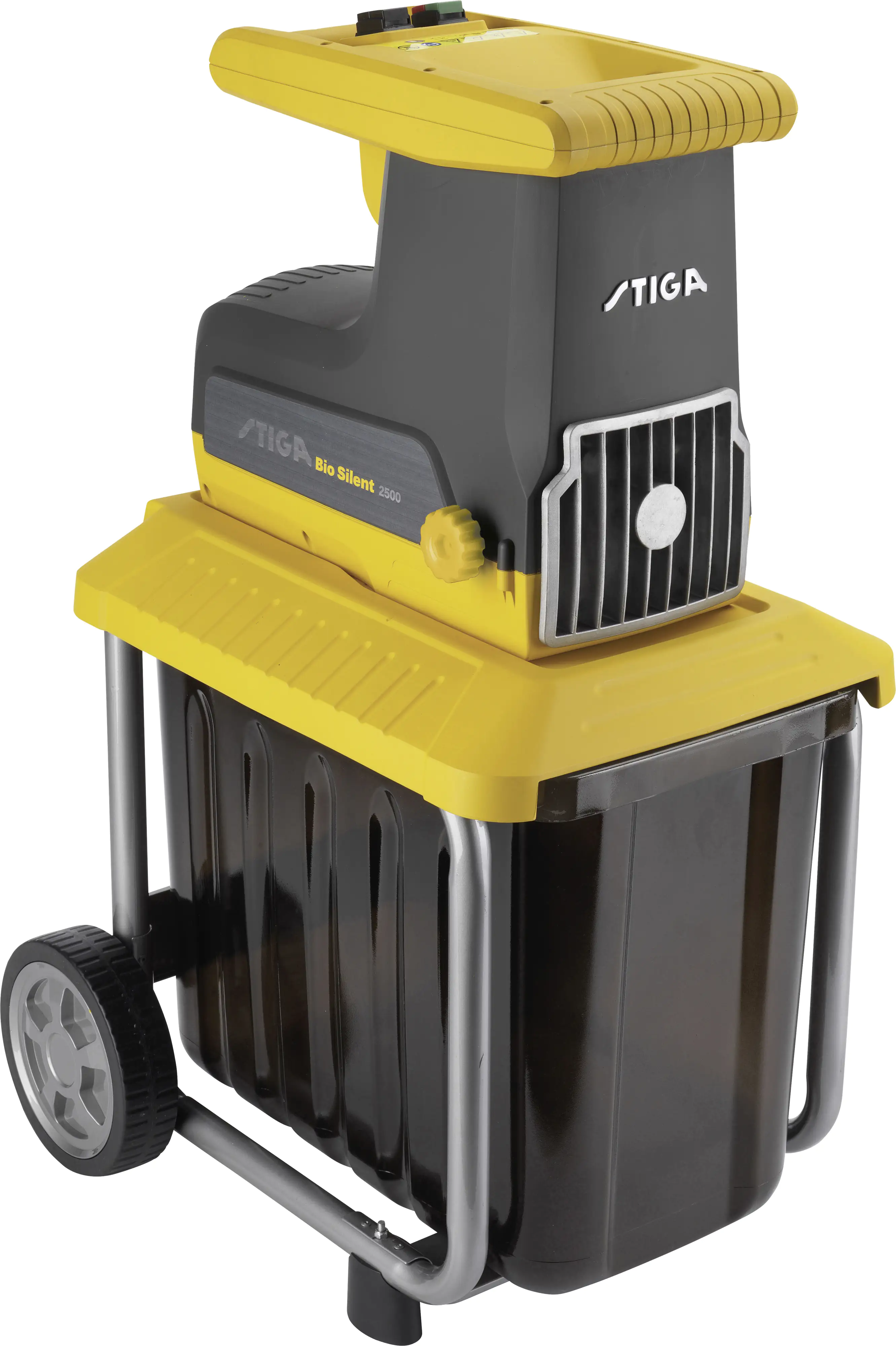 Stiga Elektro Häcksler BIO SILENT 2500 2.500 Watt, max. Aststärke Ø 40 mm Stiga Elektro Häcksler BIO SILENT 2500 2.500 Watt, max. Aststärke Ø 40 mm