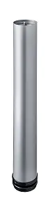 Hettich Möbelfuß 6,0 x 40 - 43 cm Aluminium-Optik - 1 Stück