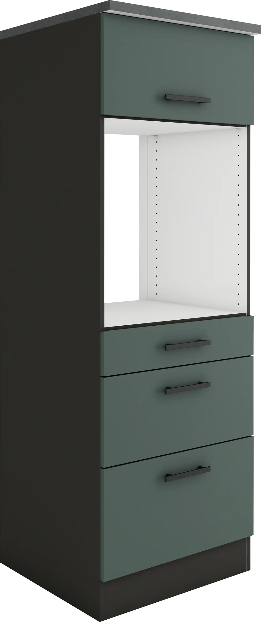 Optifit Midischrank Verona 405 steingrün/anthrazit 60 cm