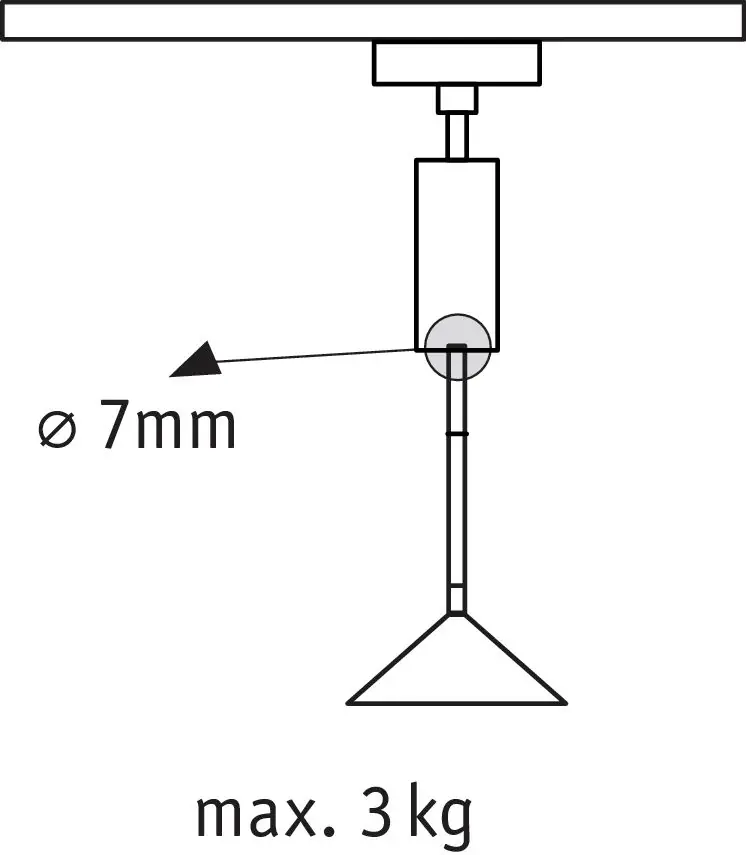 Paulmann URail Universal Pendel-Adapter