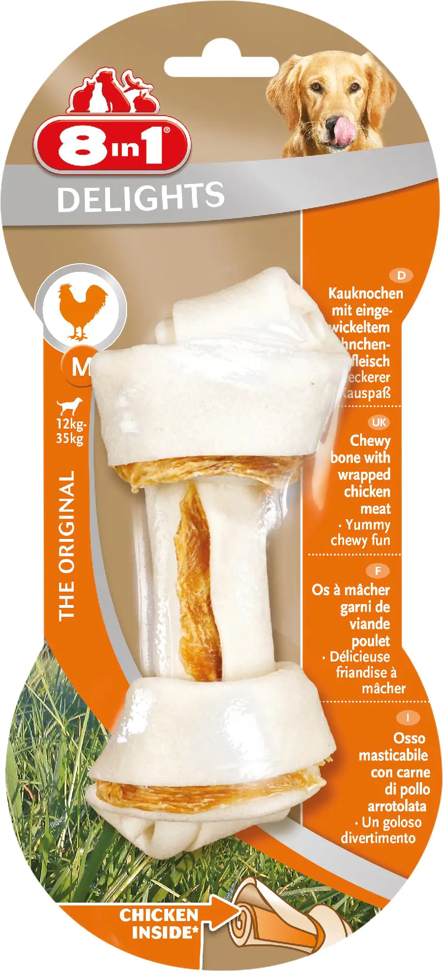8in1 Kauknochen Delights Chicken M 8in1 Kauknochen Delights Chicken M