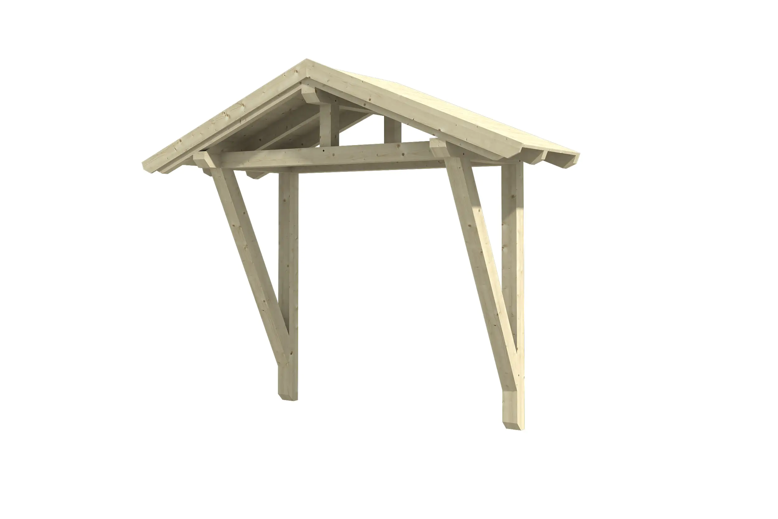 SKAN HOLZ Vordach Stralsund Typ 2 289 x 116 cm, natur