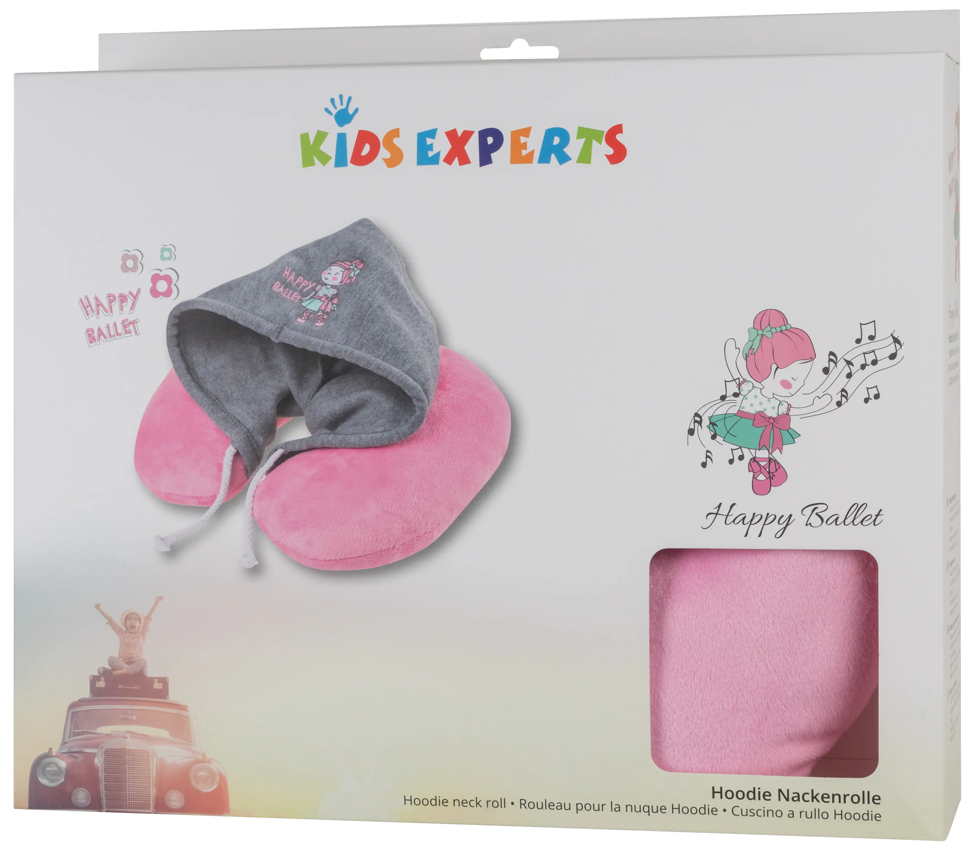 Walser Kapuzen Nackenrolle Ballet Doll rosa 1-teilig