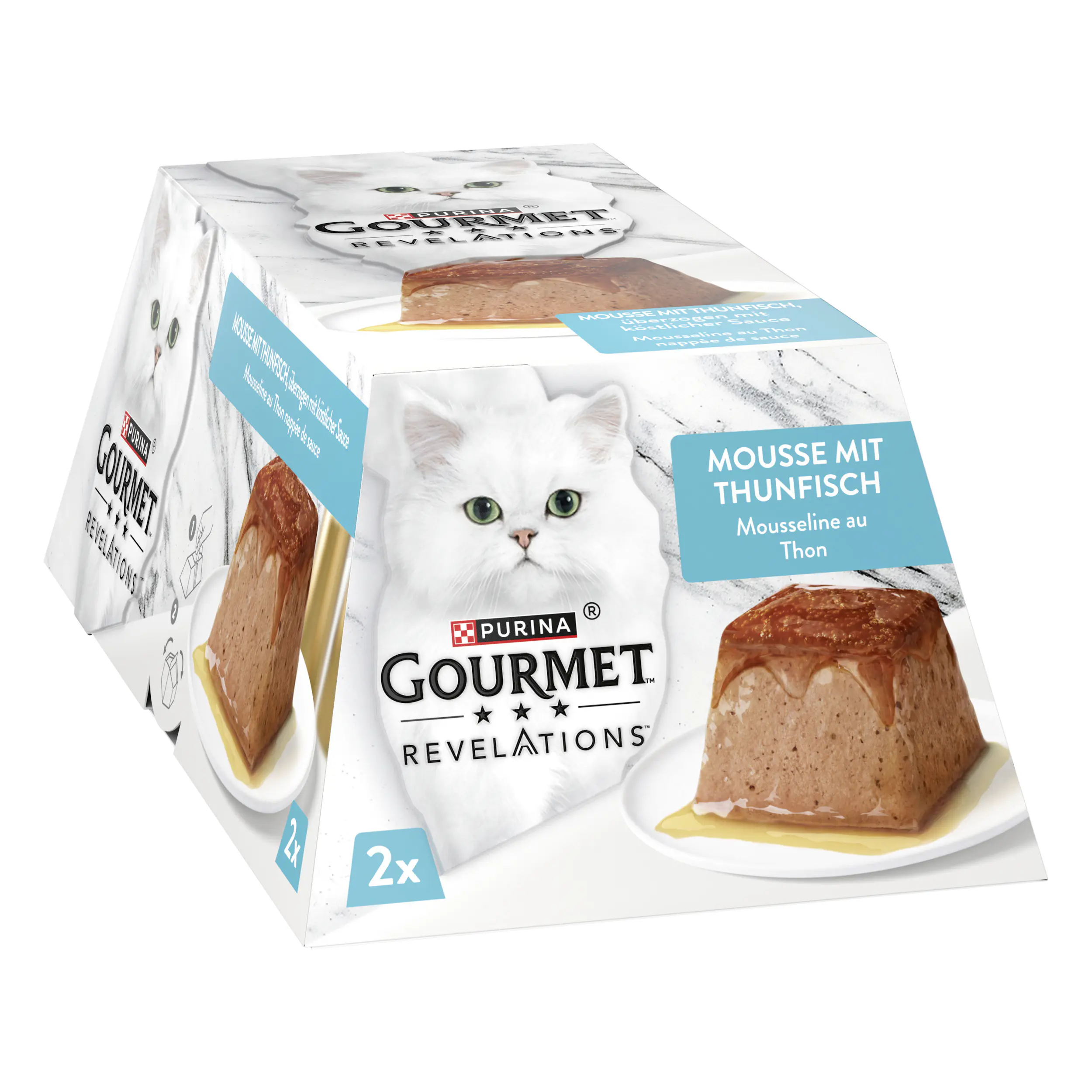 Gourmet Revelations Katzenfutter Mousse mit Thunfisch 2 x 57 g