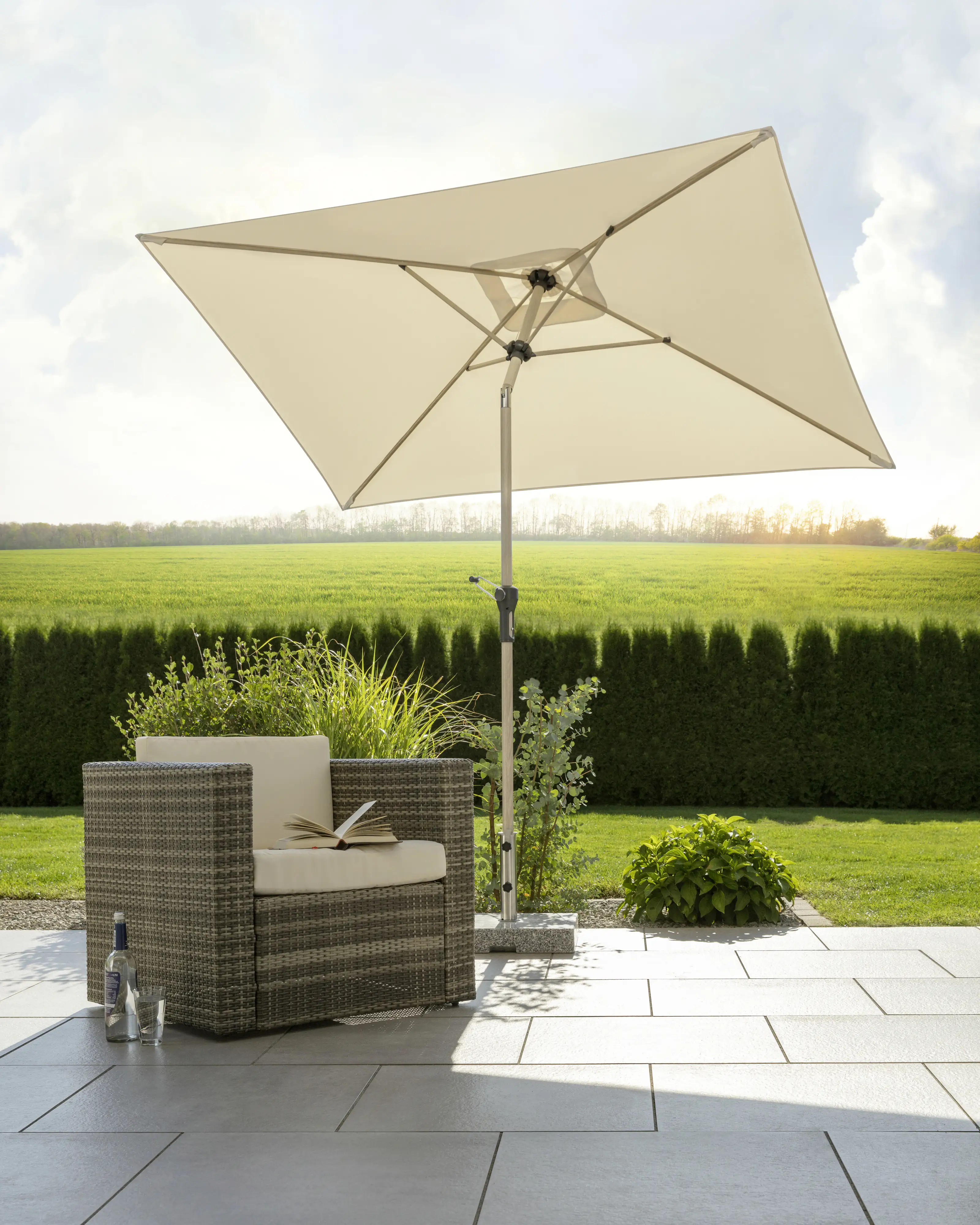 Schneider Sonnenschirm Cordoba natur 230 x 150 cm Schneider Sonnenschirm Cordoba natur 230 x 150 cm