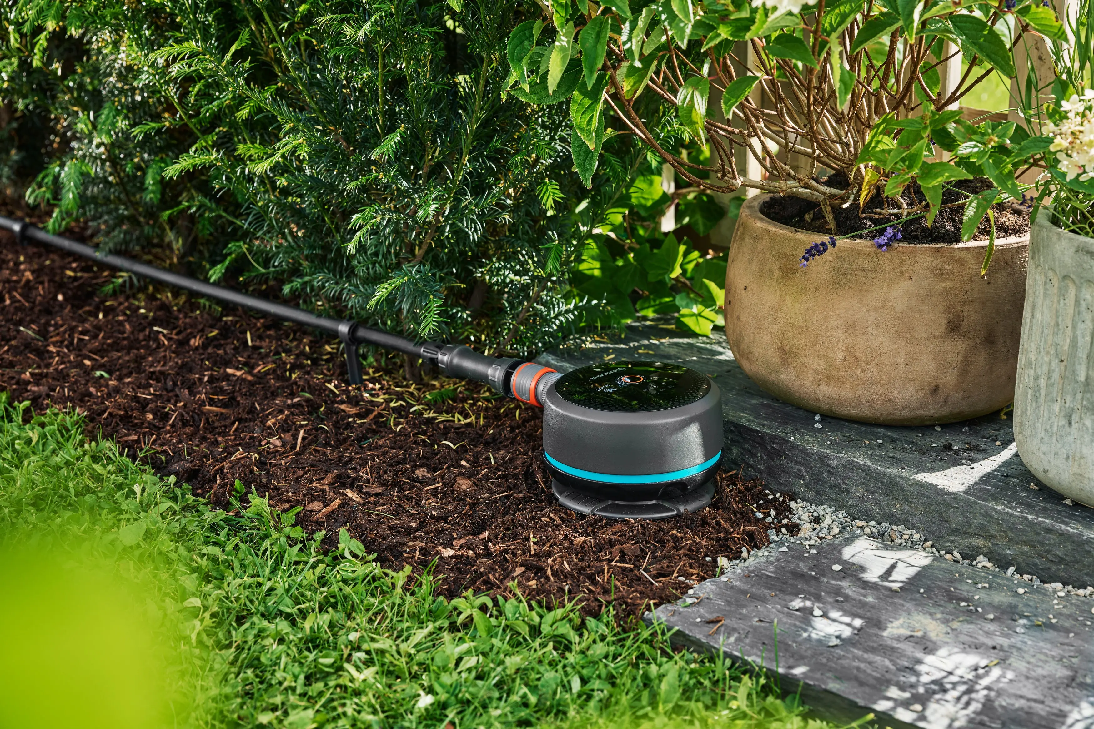 Gardena Bewässerungssteuerung smart Pipeline inkl. Hahn- & Schlauchverbinder