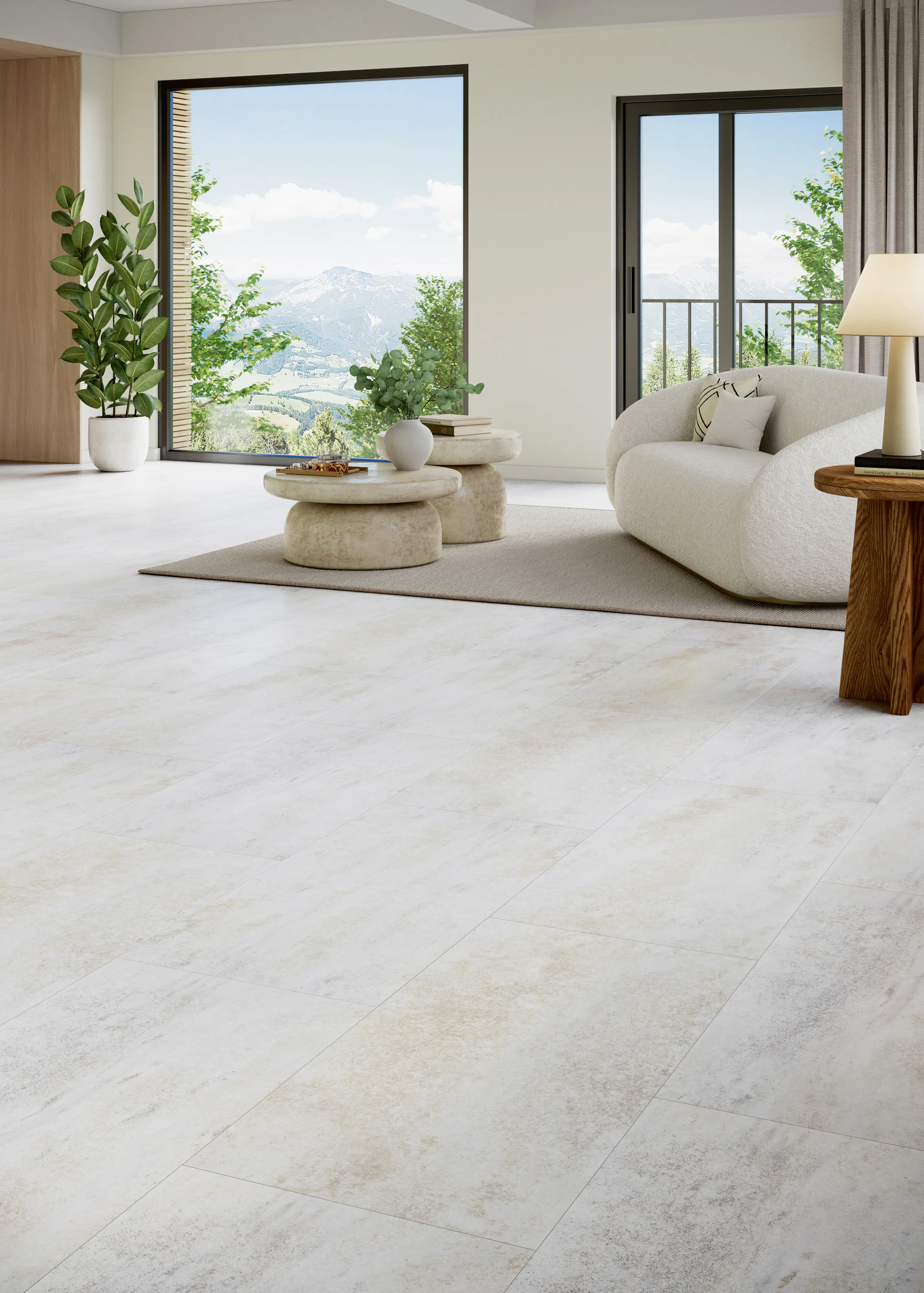Parador Vinylboden mit Trittschalldämmung Basic 5.3 Dolomit weiß Parador Vinylboden mit Trittschalldämmung Basic 5.3 Dolomit weiß