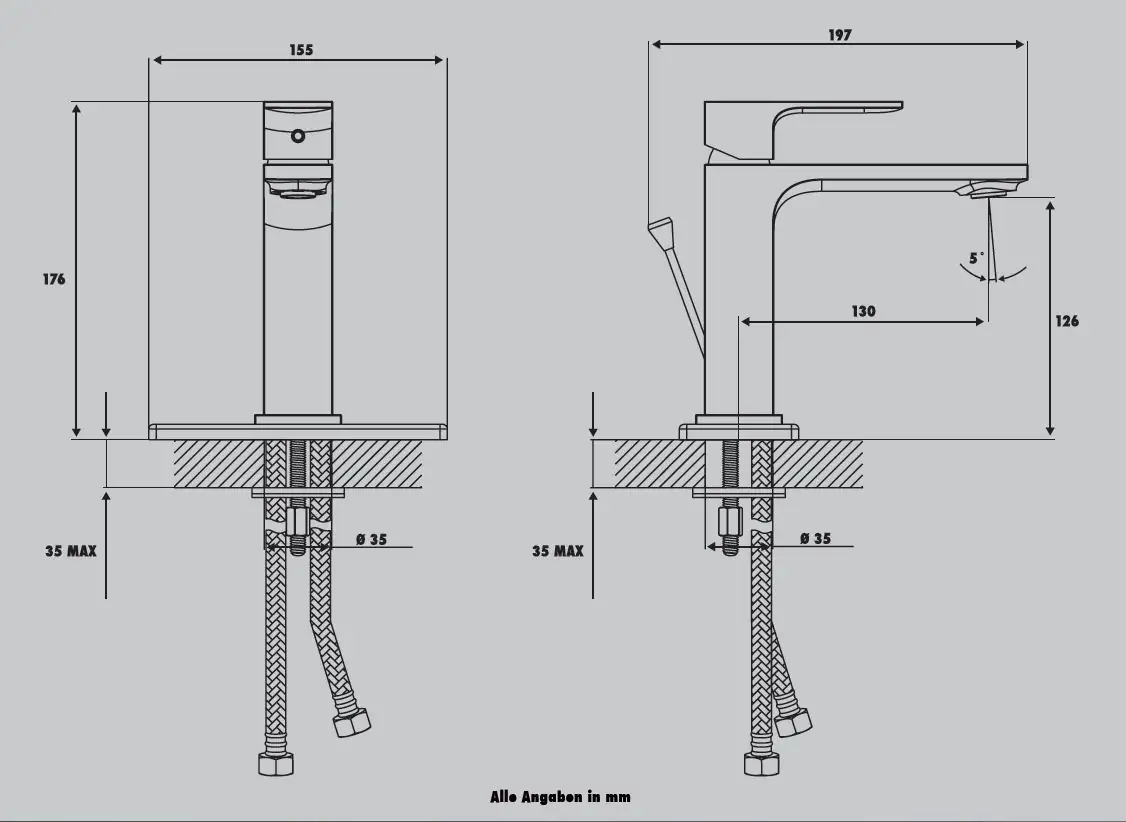 Primaster Waschtischarmatur Nizza verchromt wassersparend Primaster Waschtischarmatur Nizza verchromt wassersparend