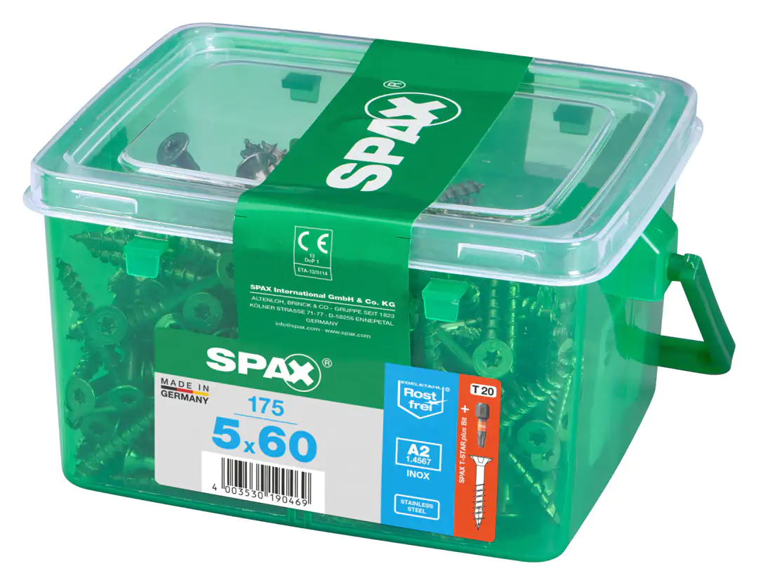 Spax Universalschrauben 5.0 x 60 mm TX 20 - 175 Stk.