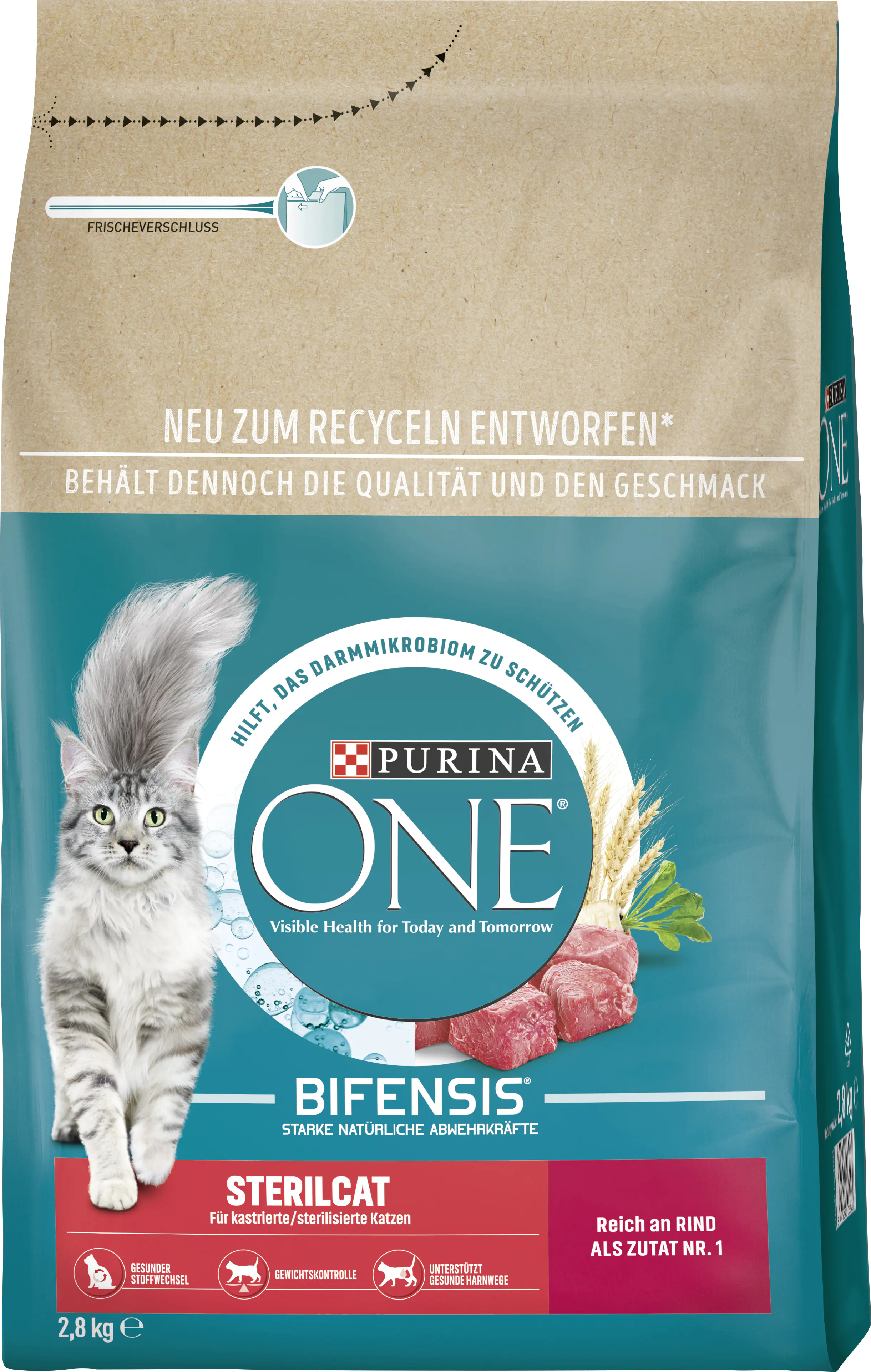 Purina One Katzenfutter reich an Rind 2,8 kg Purina One Katzenfutter reich an Rind 2,8 kg