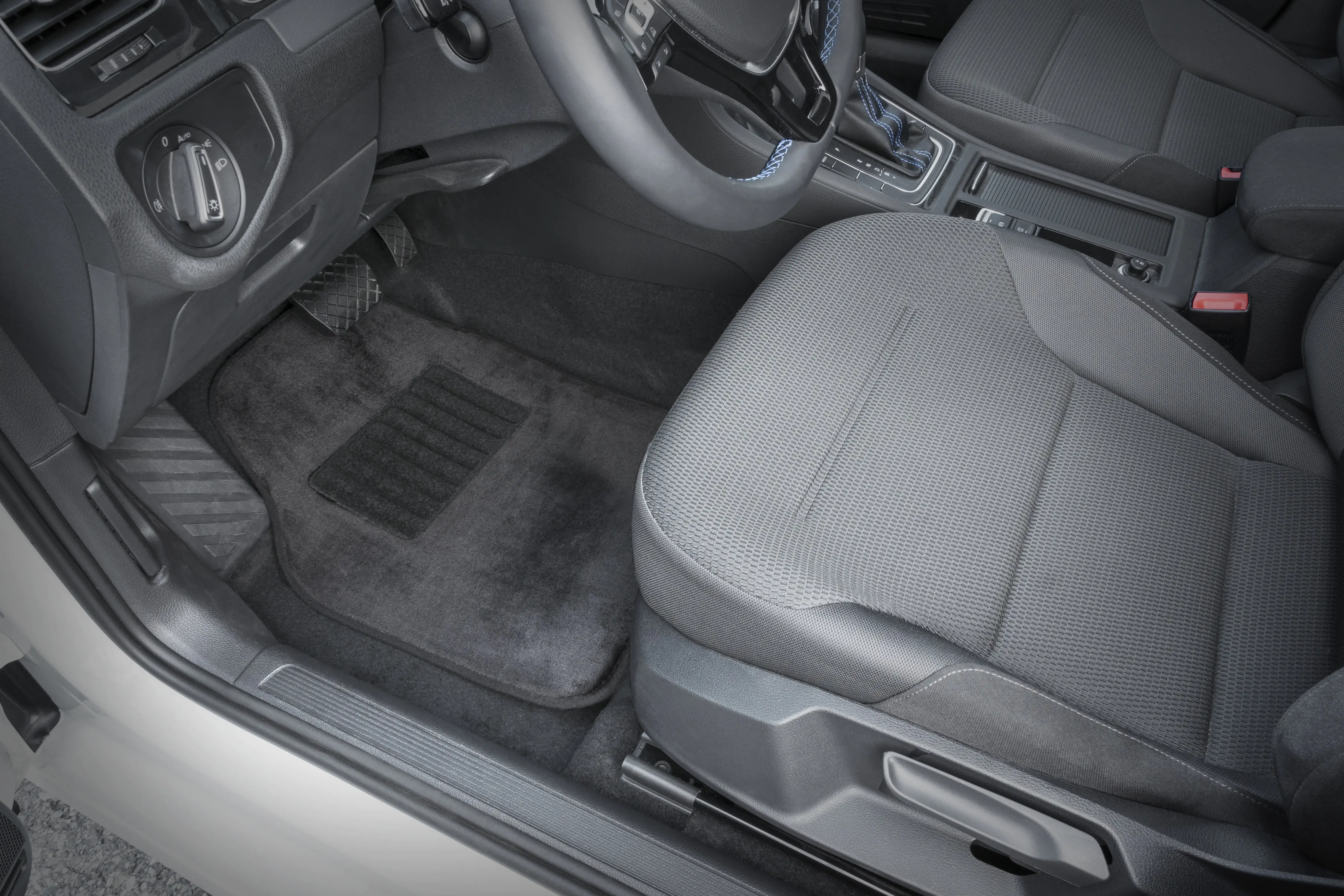 9001778290458_02 Walser Universal Fußmatten Washer 8mm Velours 4-teilig schwarz